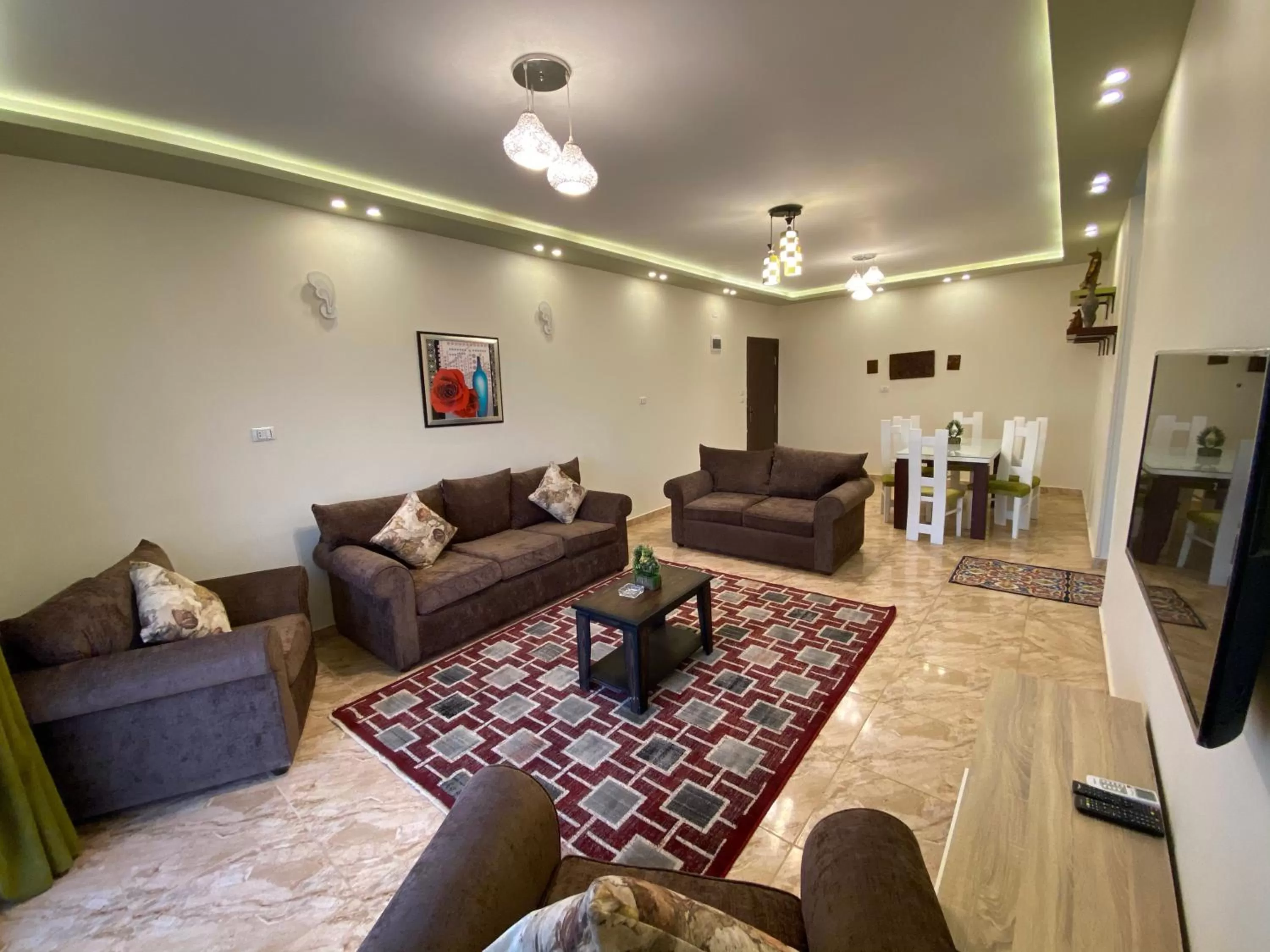 Seating Area in Charbel apartments