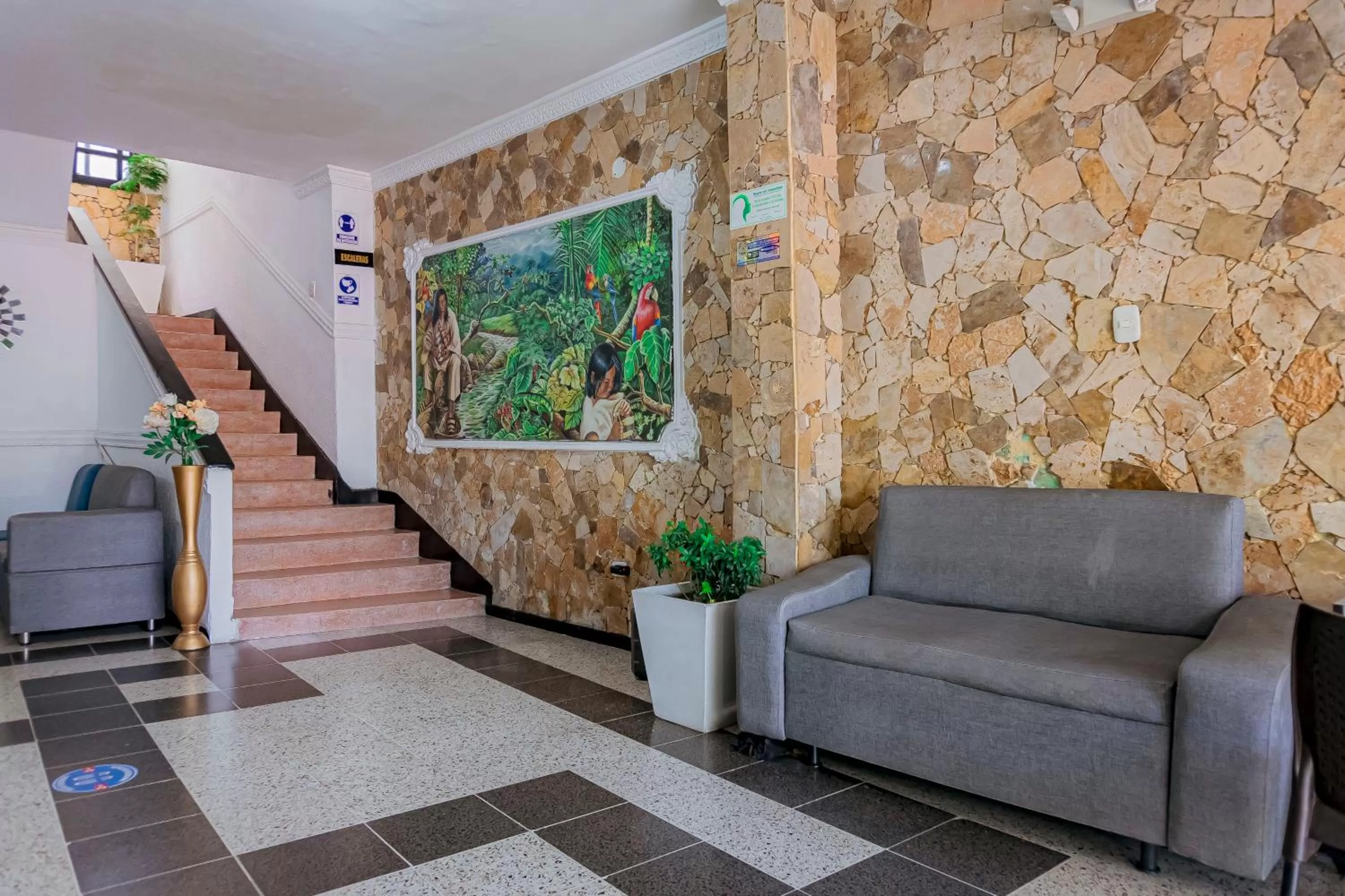 Lobby or reception, Seating Area in HOTEL SOL INN SANTA Marta