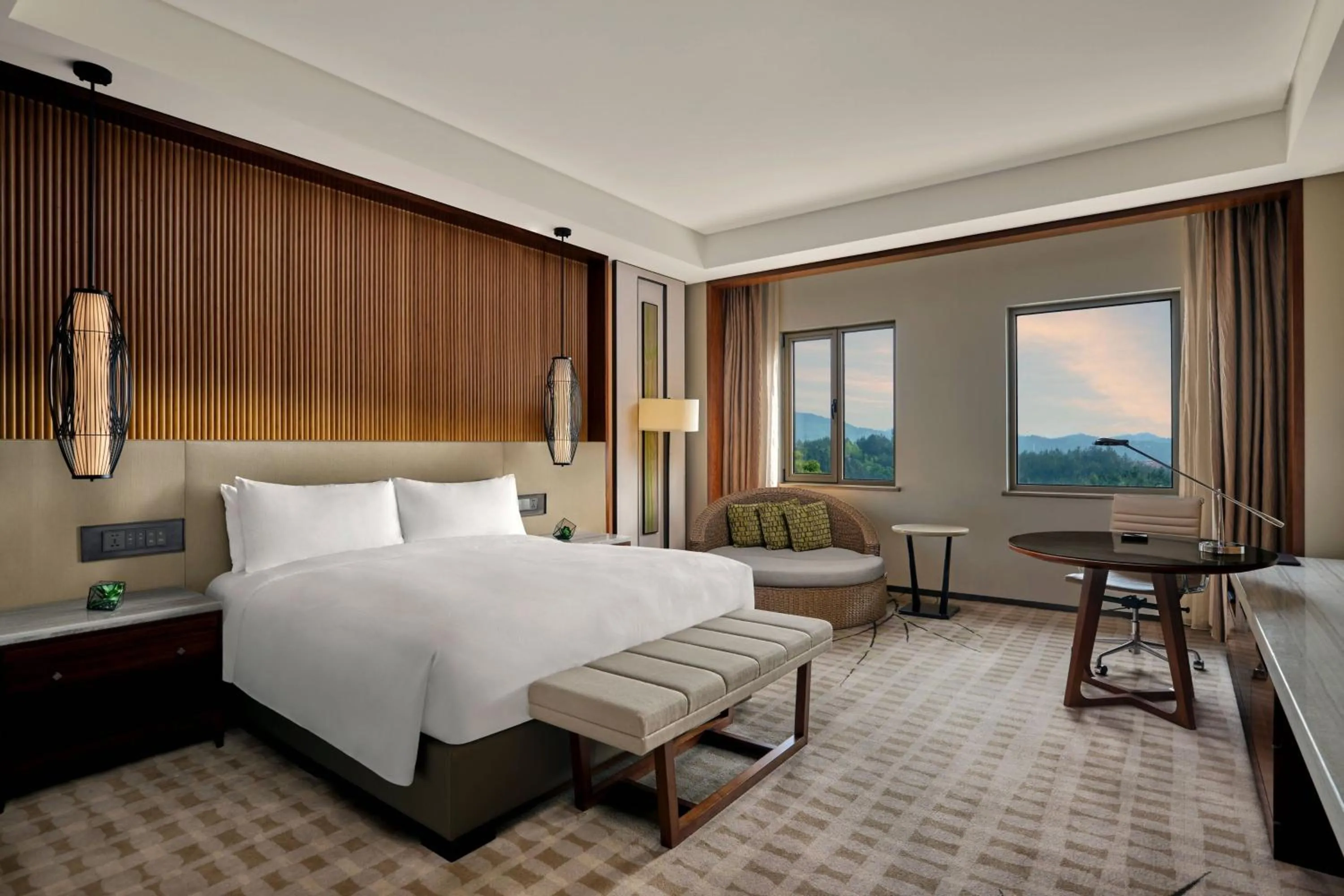 Photo of the whole room, Bed in JW Marriott Hotel Zhejiang Anji