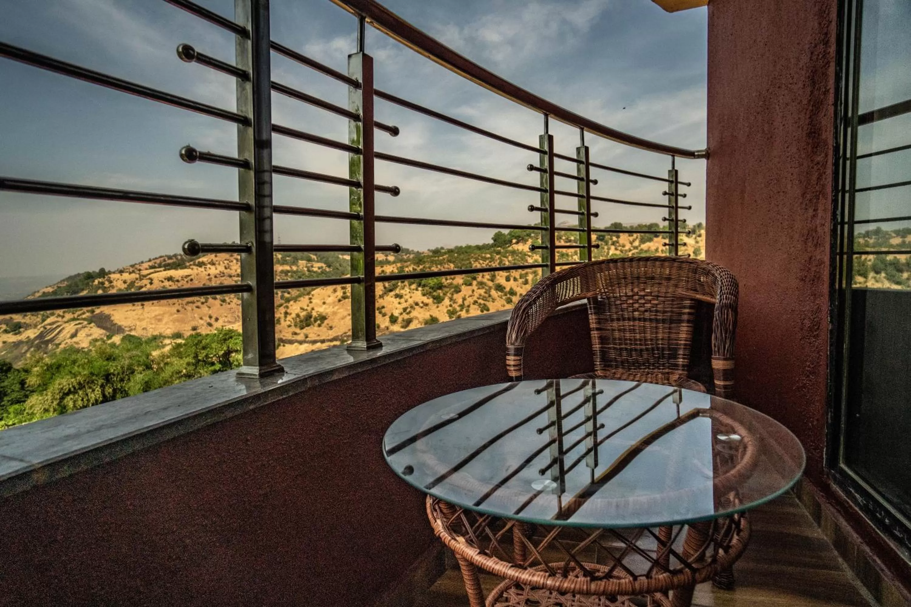 Patio, Balcony/Terrace in Pooja Villa Suites-Rooms and Pool, Igatpuri