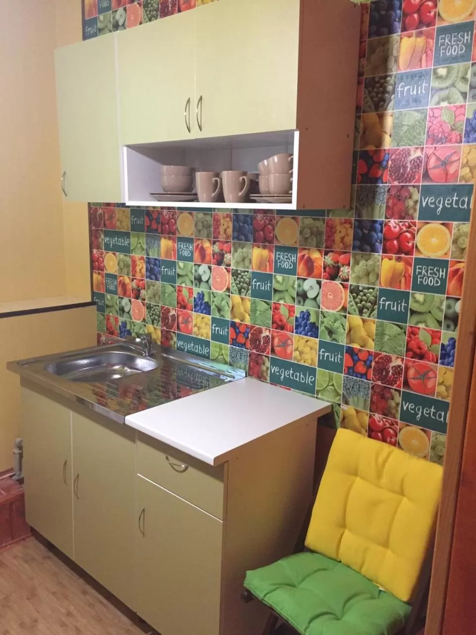 Kitchen or kitchenette in Hostel Vokzal