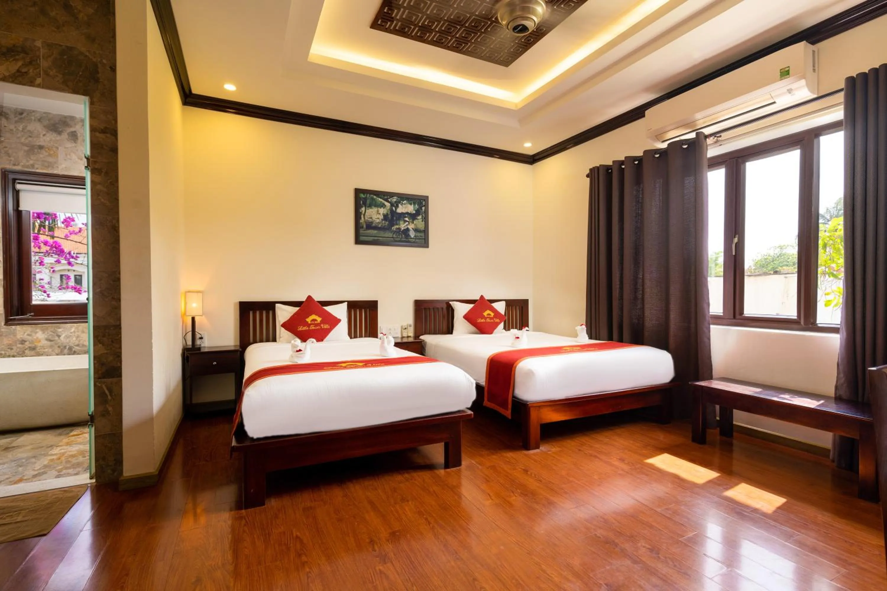 Bedroom, Bed in Little Town Villa