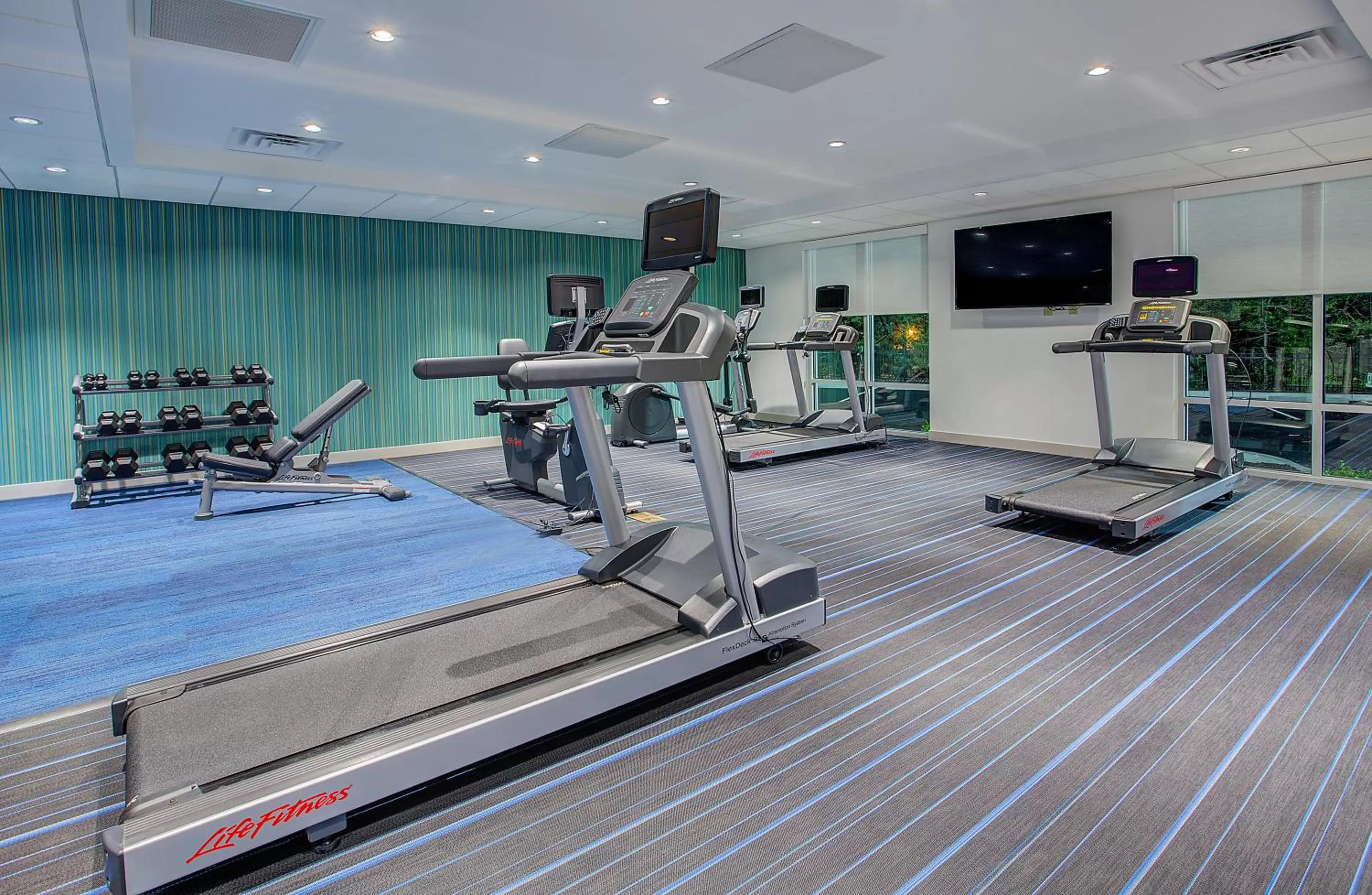Fitness centre/facilities in Holiday Inn Express & Suites Covington by IHG