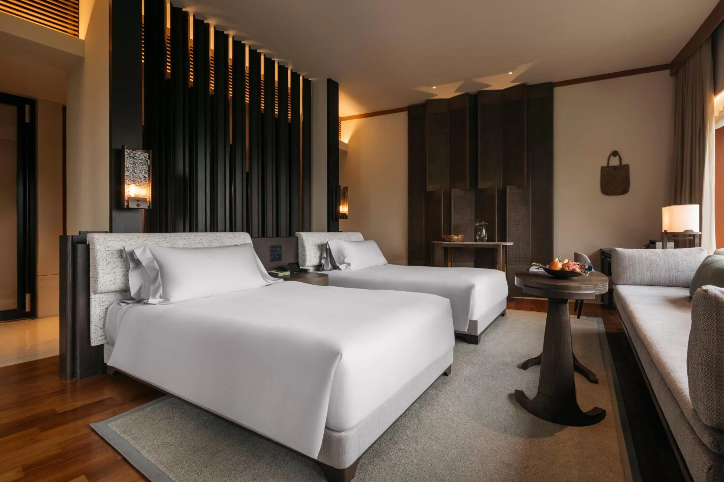 Bedroom, Bed in Capella Singapore