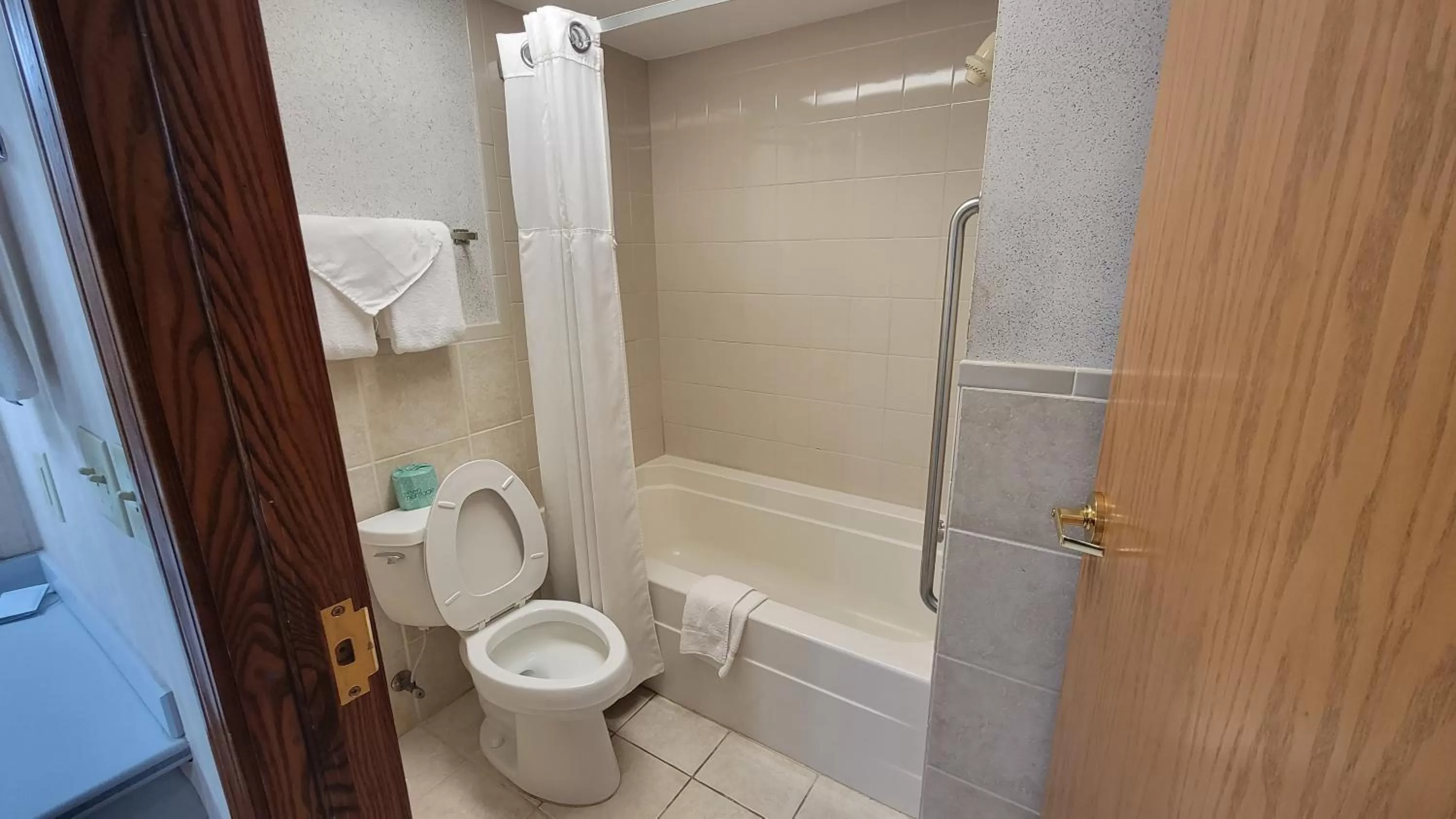 Bathroom in Ramada by Wyndham Saginaw Hotel & Suites