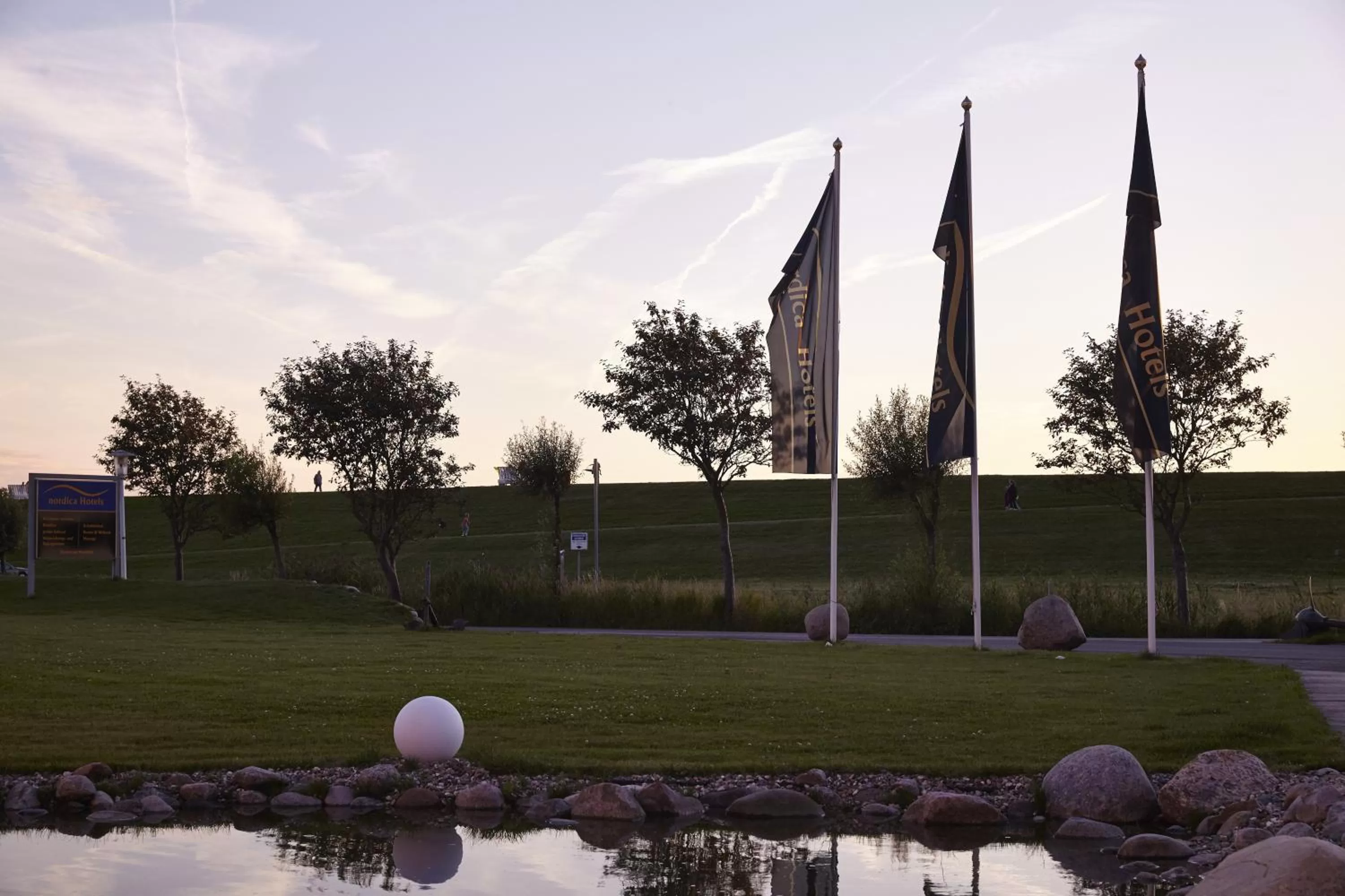 Garden view in nordica Hotel Friesenhof