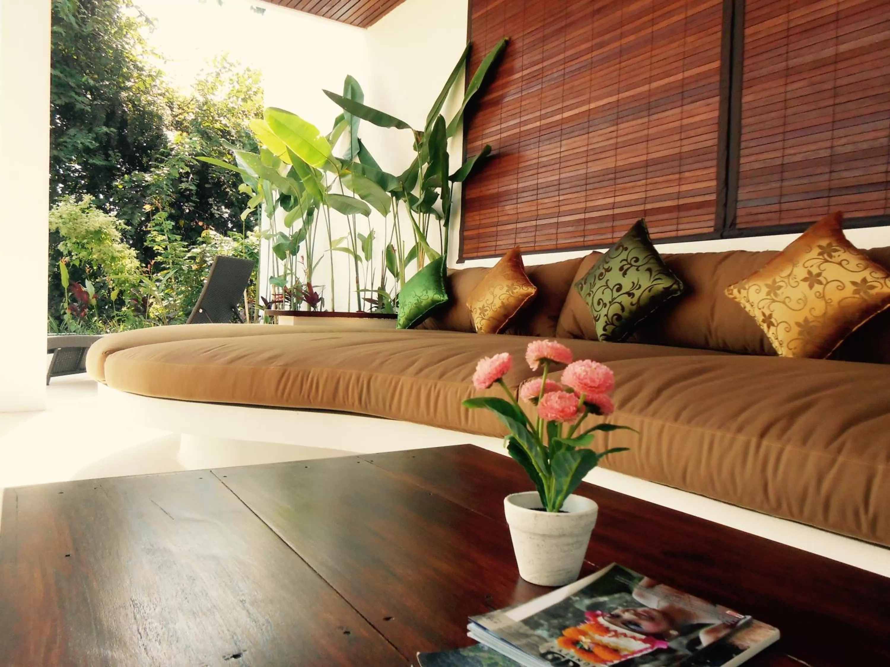 Seating area in Cahaya Indah Villas