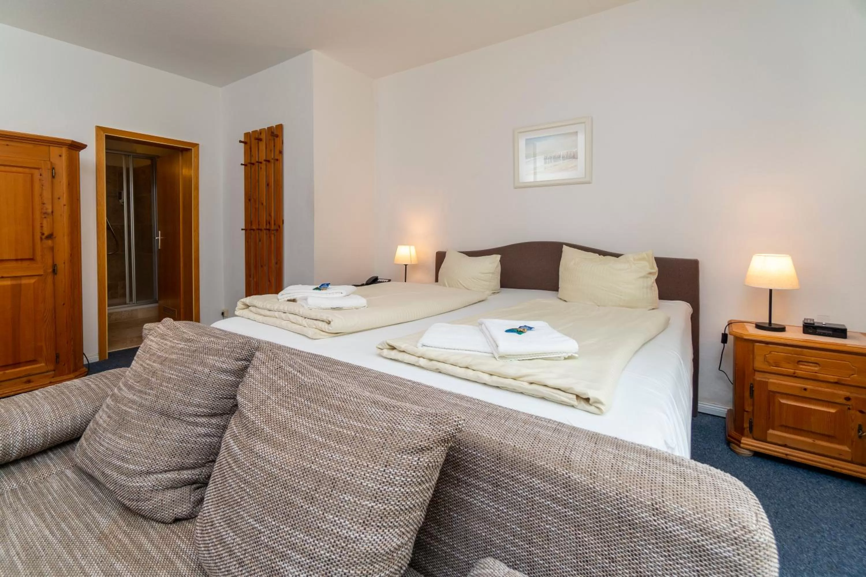 Bed in Hotel Holsteinische Schweiz am Dieksee