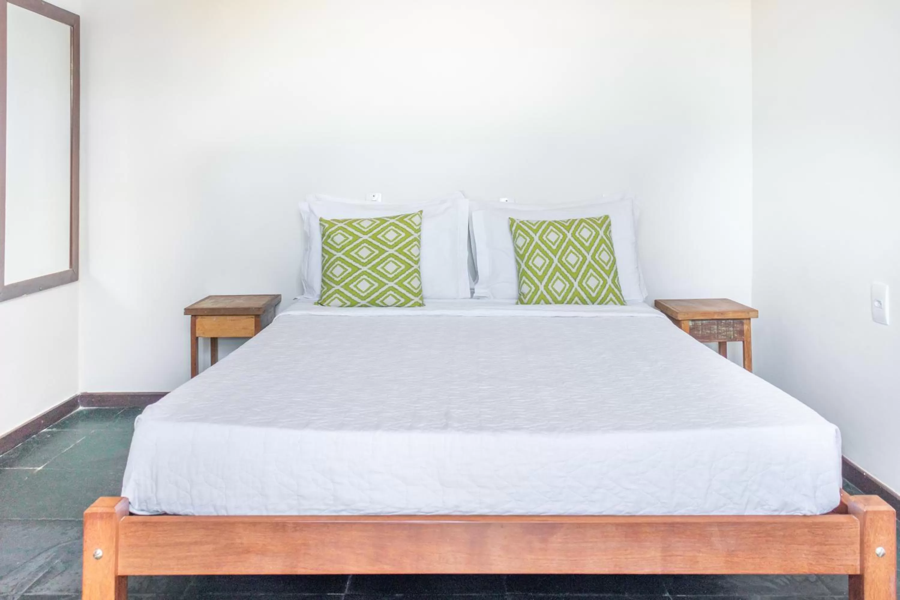 Bed in Pousada dos Coqueiros Búzios