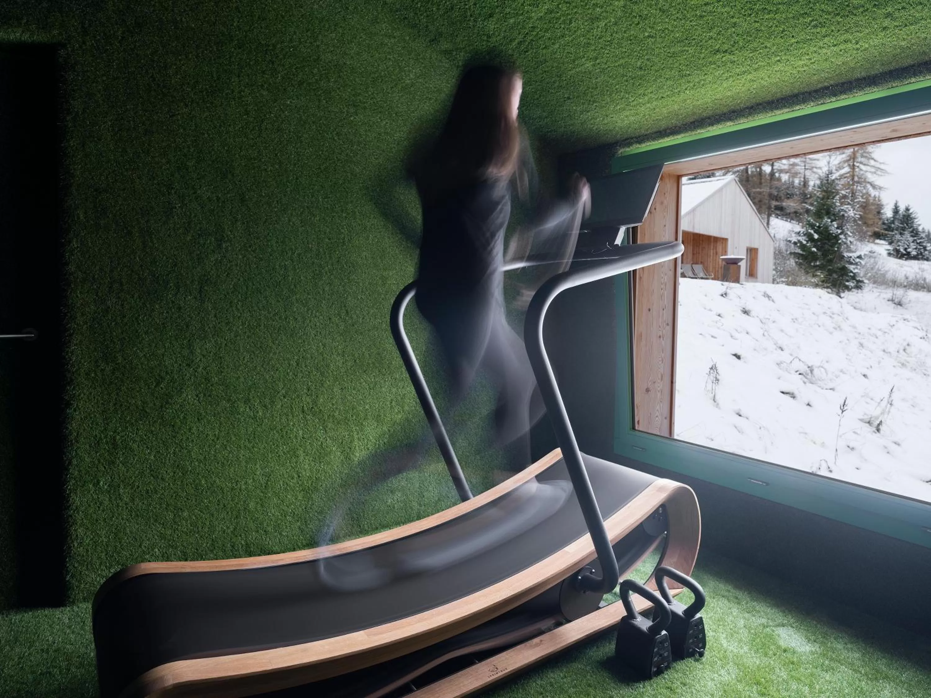 Fitness centre/facilities in Whitepod Original