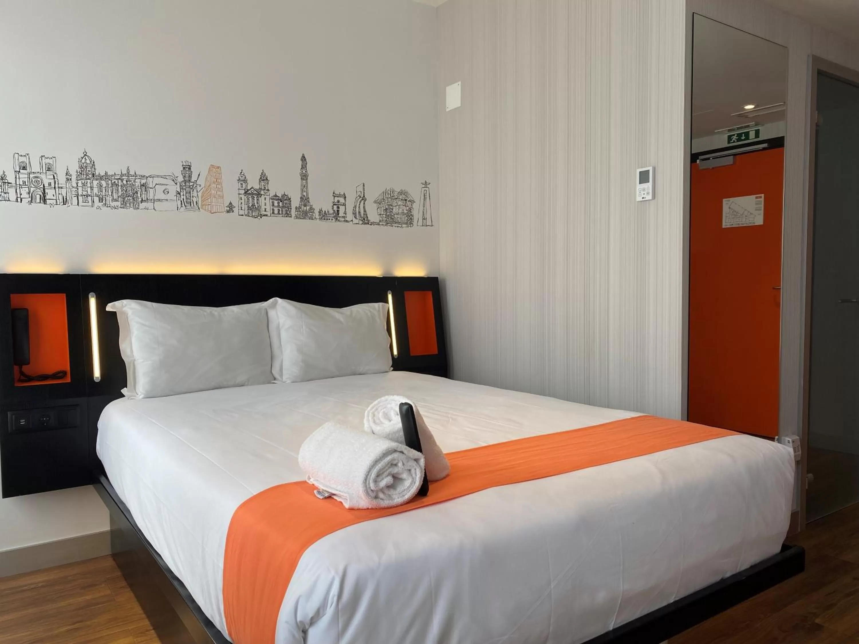 Bed in easyHotel Lisbon