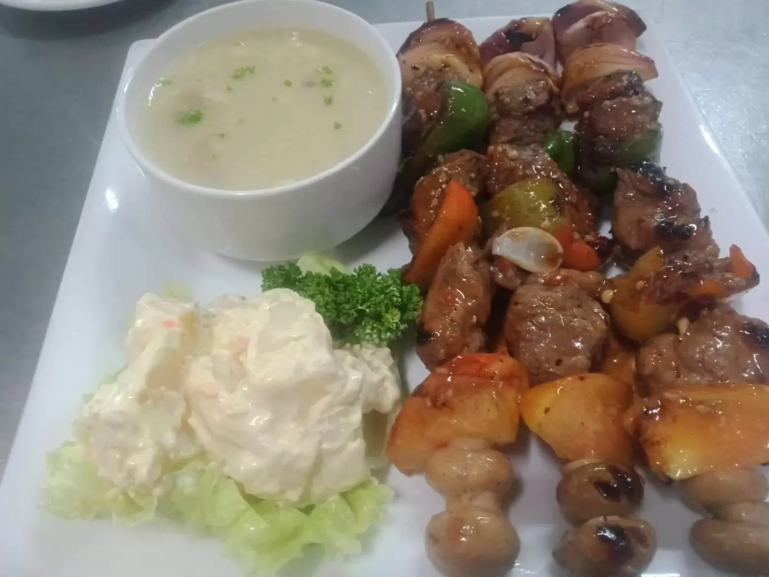 Food in Arizona Beach Resort, Subic Bay, Philippines 2200