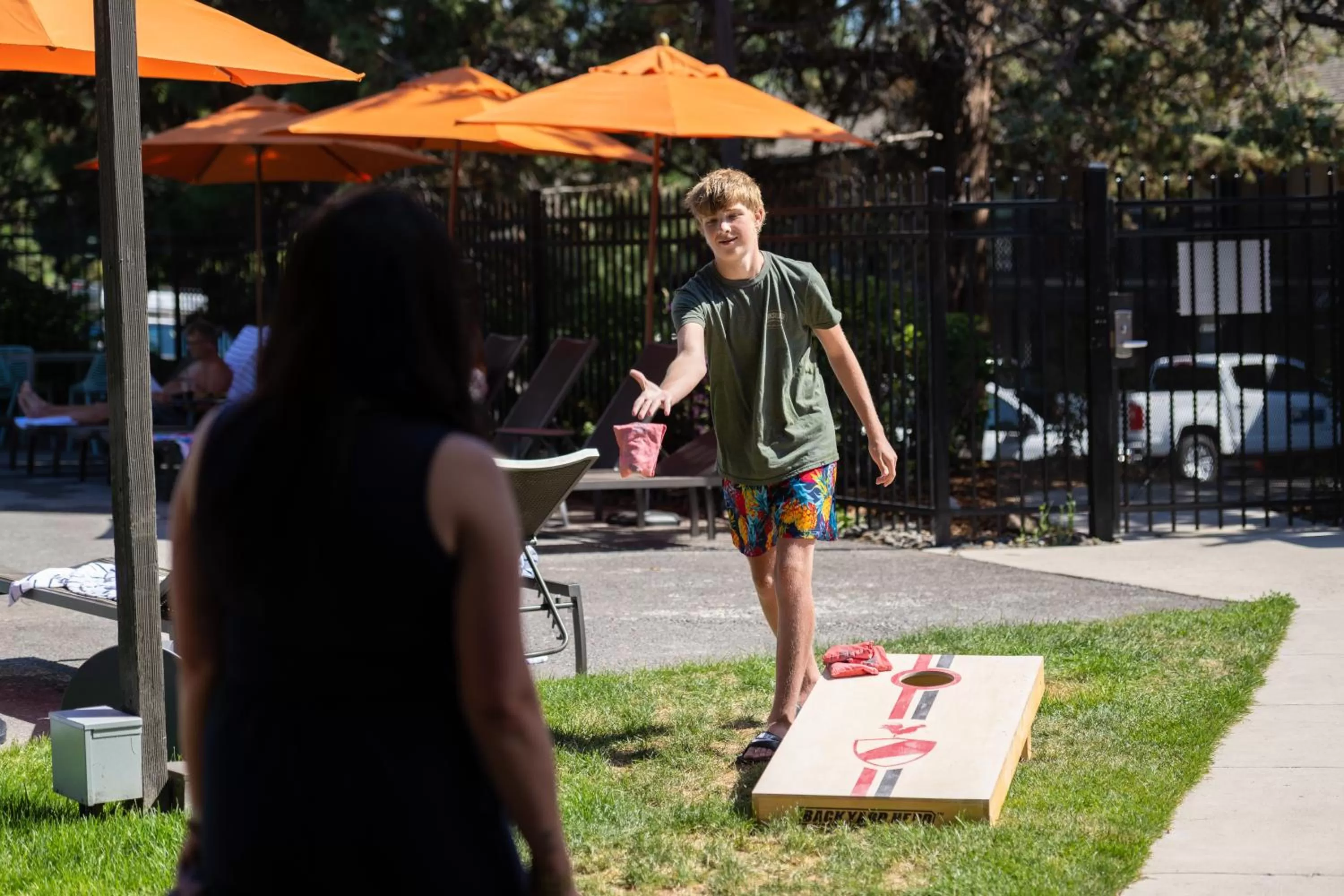 People in Riverhouse Lodge