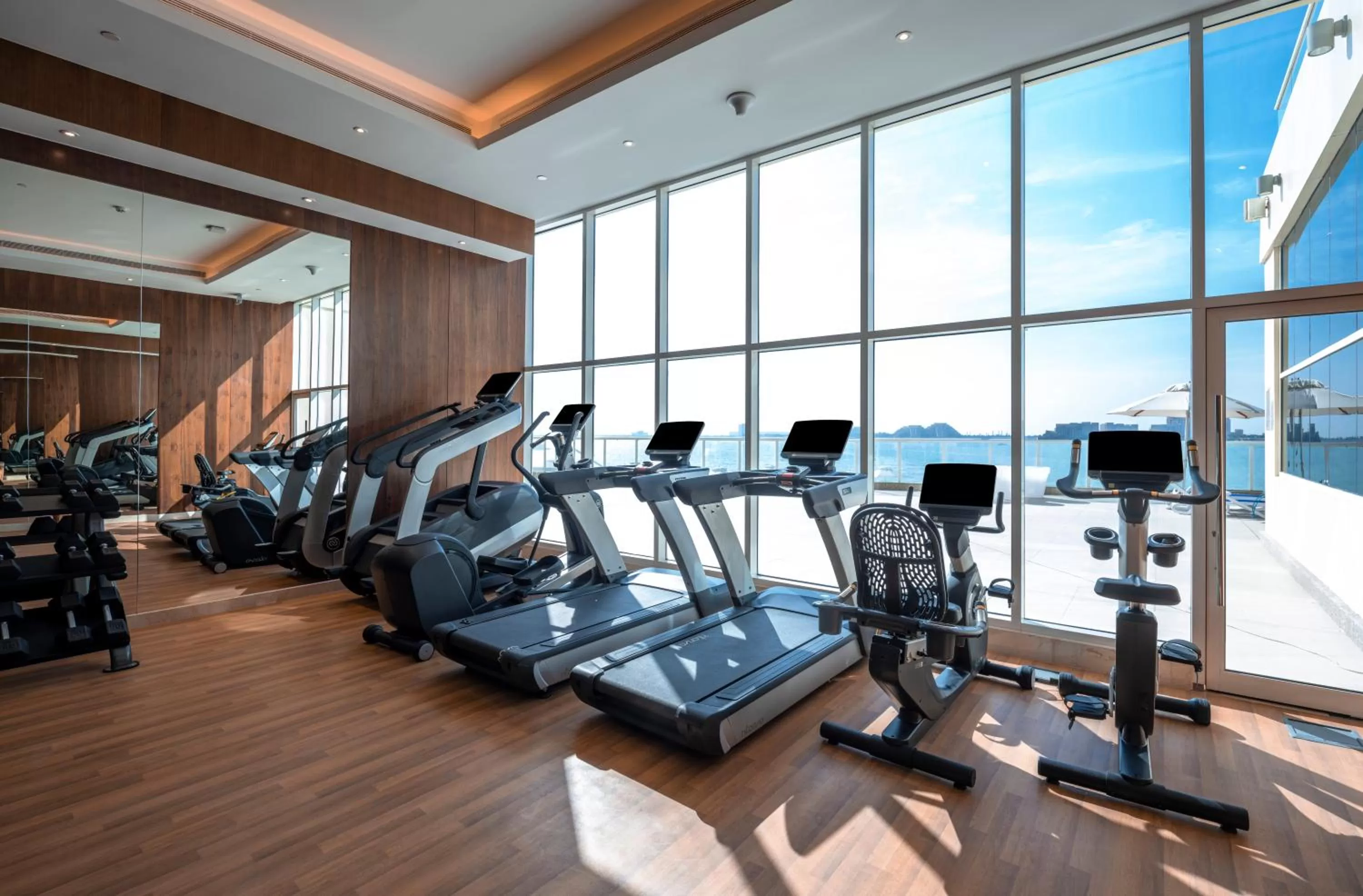 Fitness centre/facilities in Radisson Resort Ras Al Khaimah Marjan Island