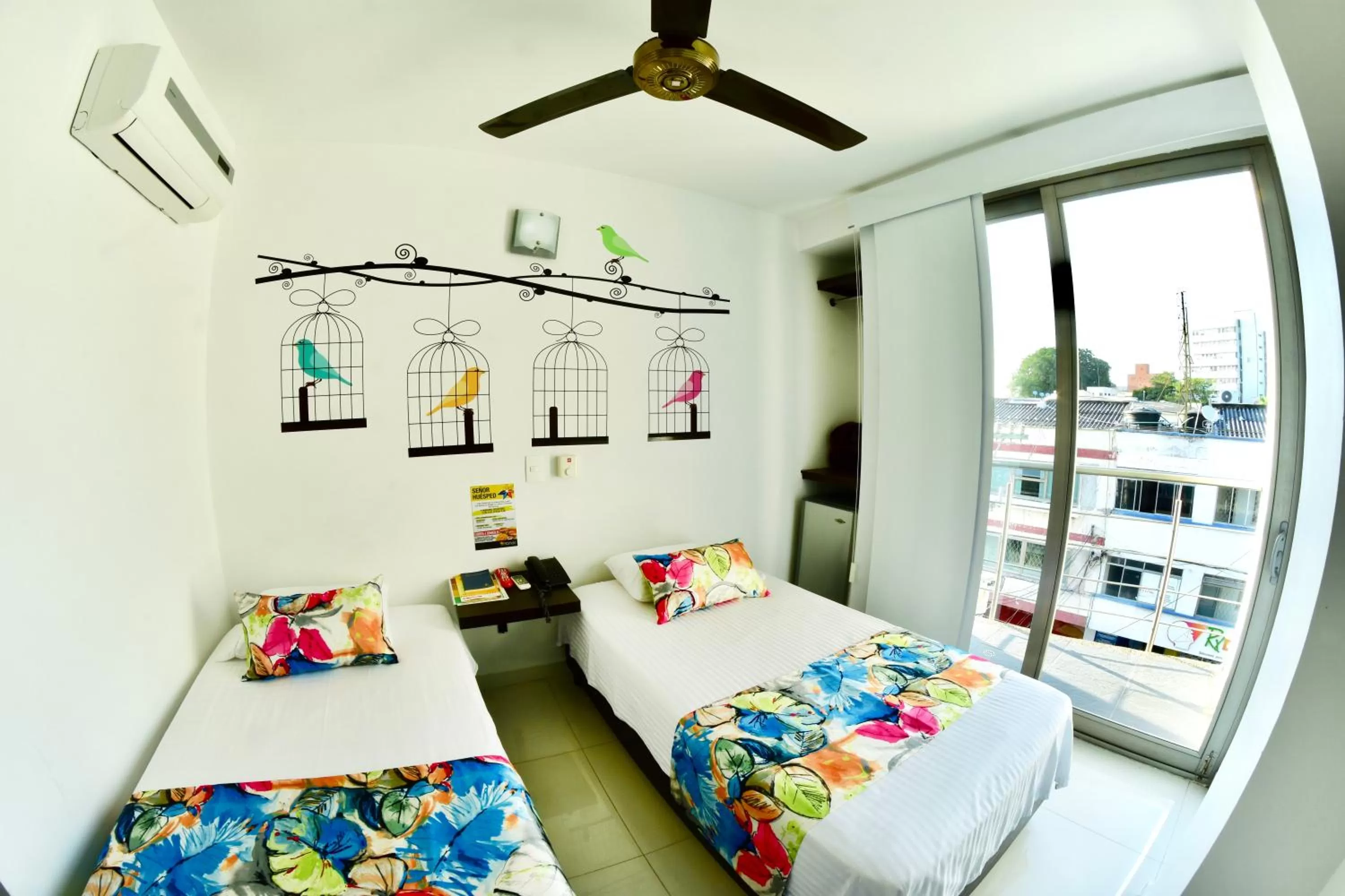 Decorative detail, Bed in Hotel Florida Sincelejo