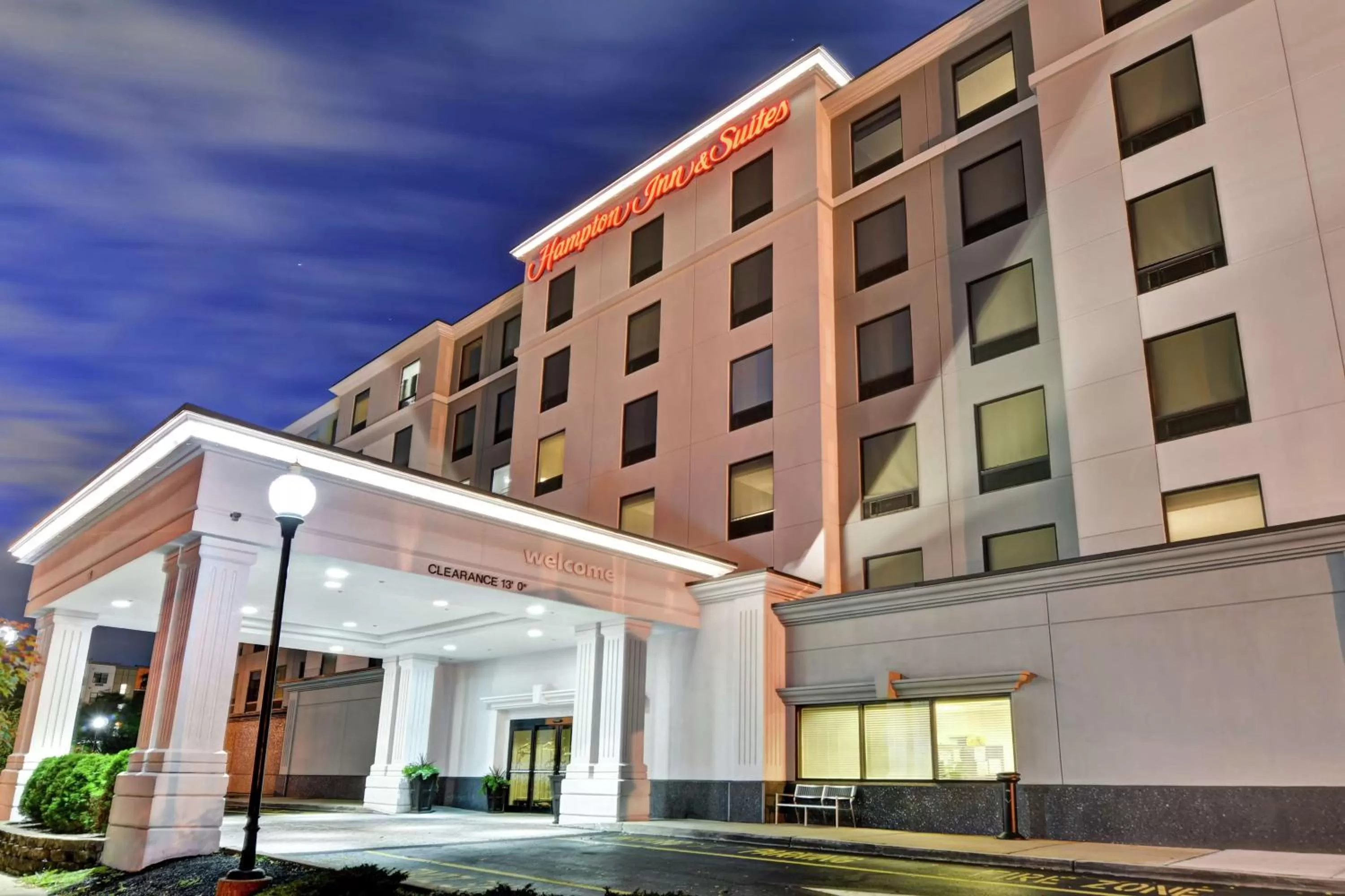 Property building in Hampton Inn & Suites Newark-Harrison-Riverwalk