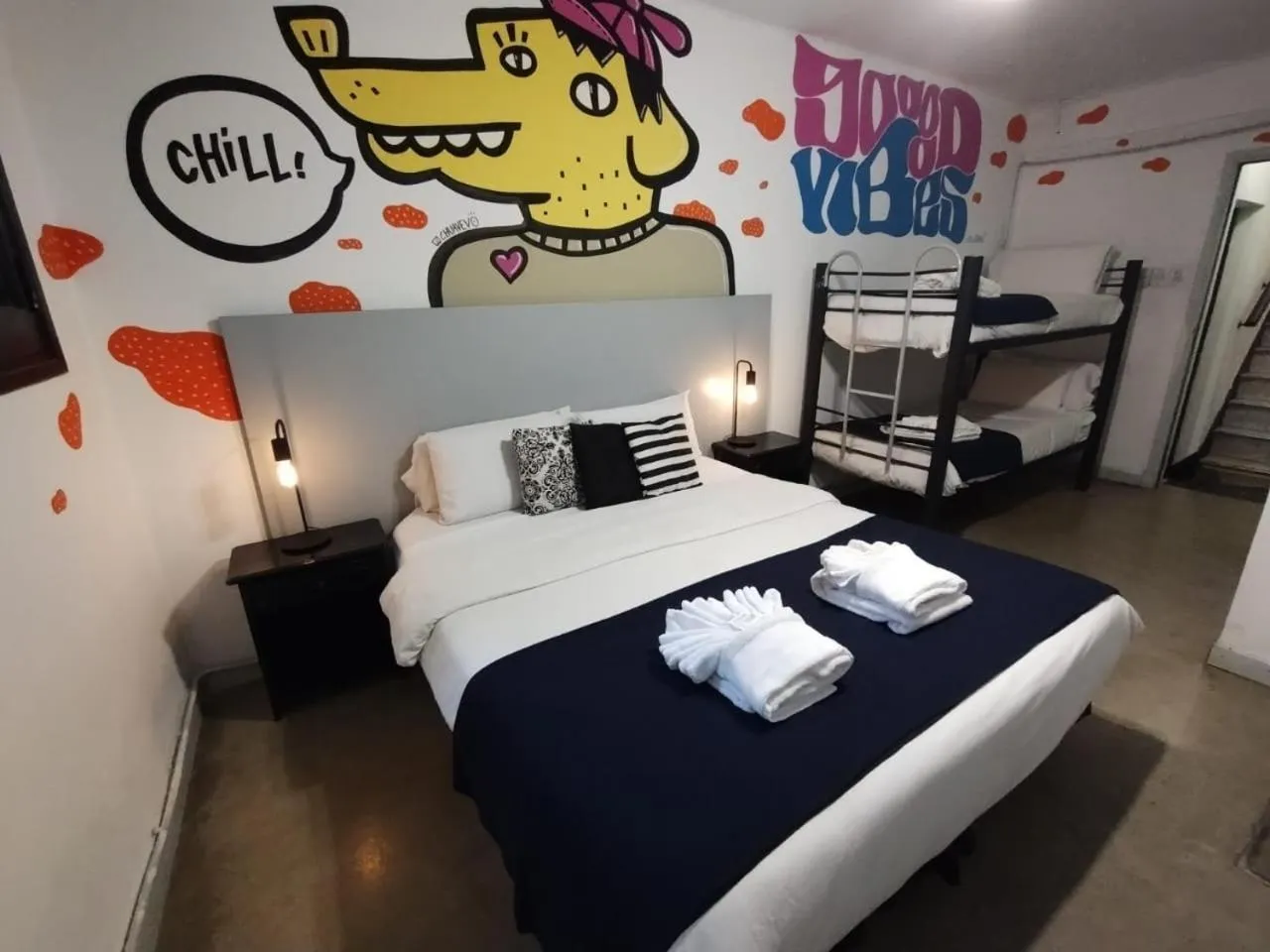 Bed in Art Factory Soho