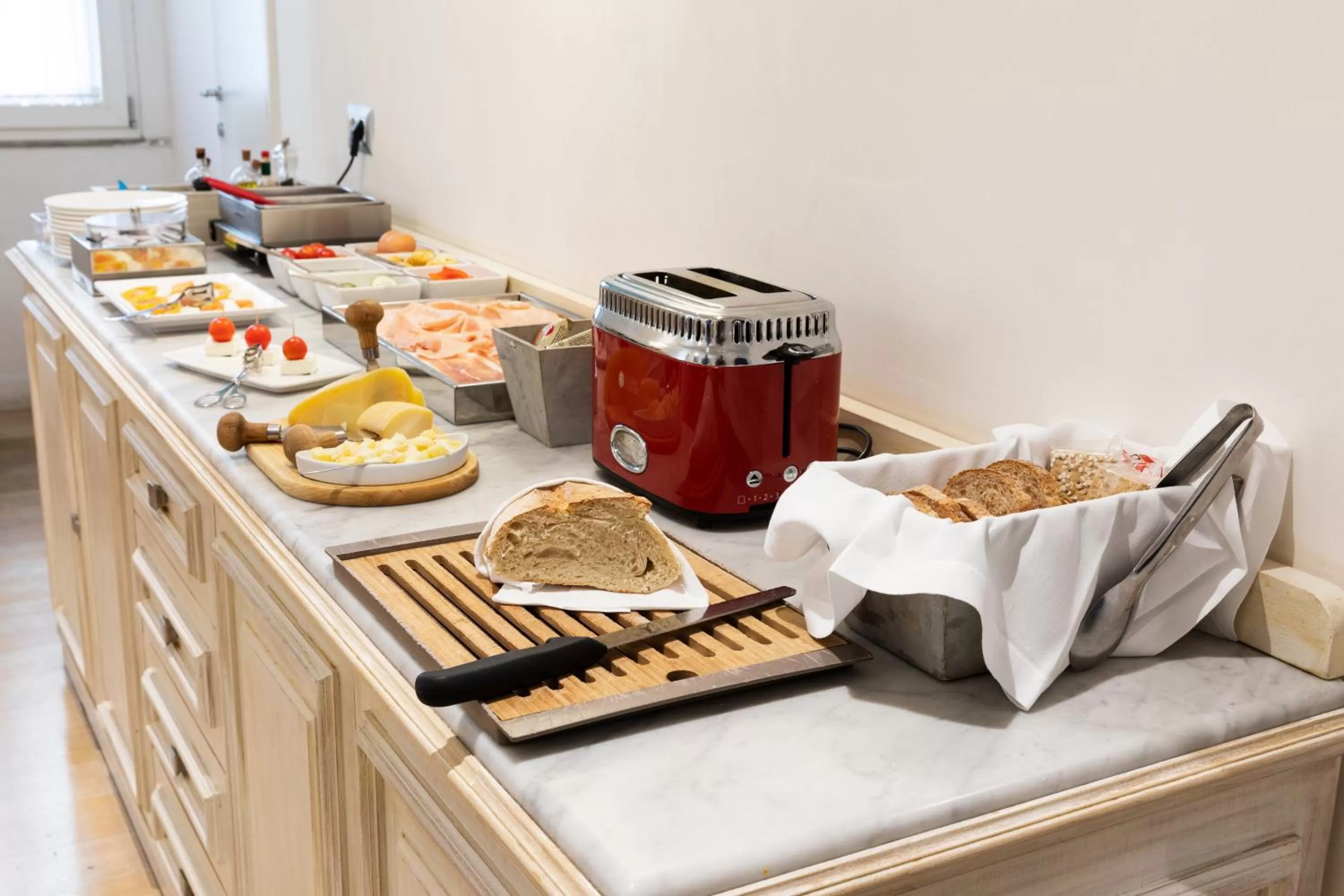 Buffet breakfast in La Ciliegina Lifestyle Hotel