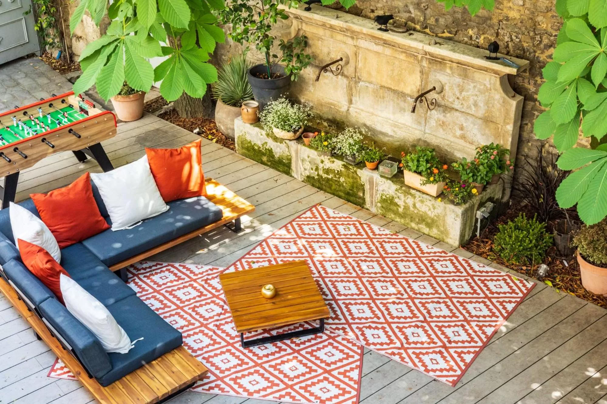 Garden in Le Clos Violette et Le 11 D'Aglaé - Hôtel de Charme Design de Luxe