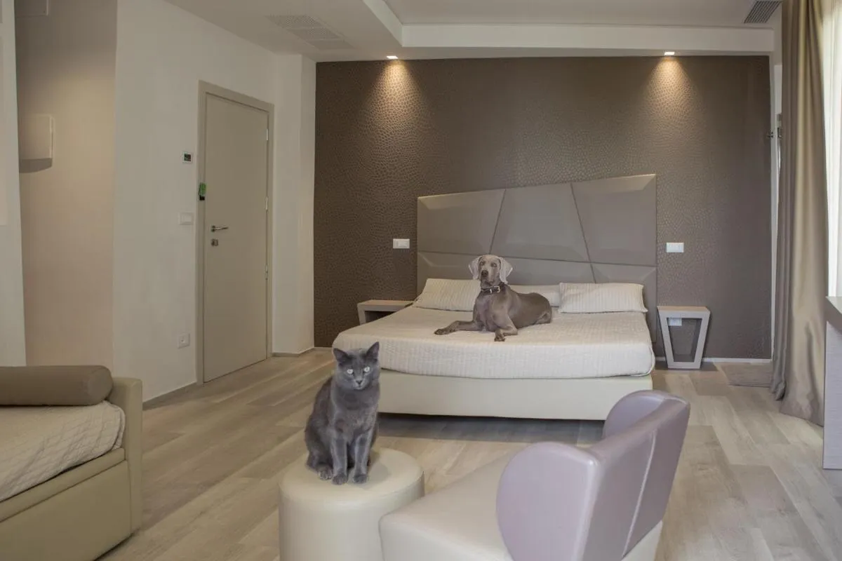 Bed in Hotel Principe