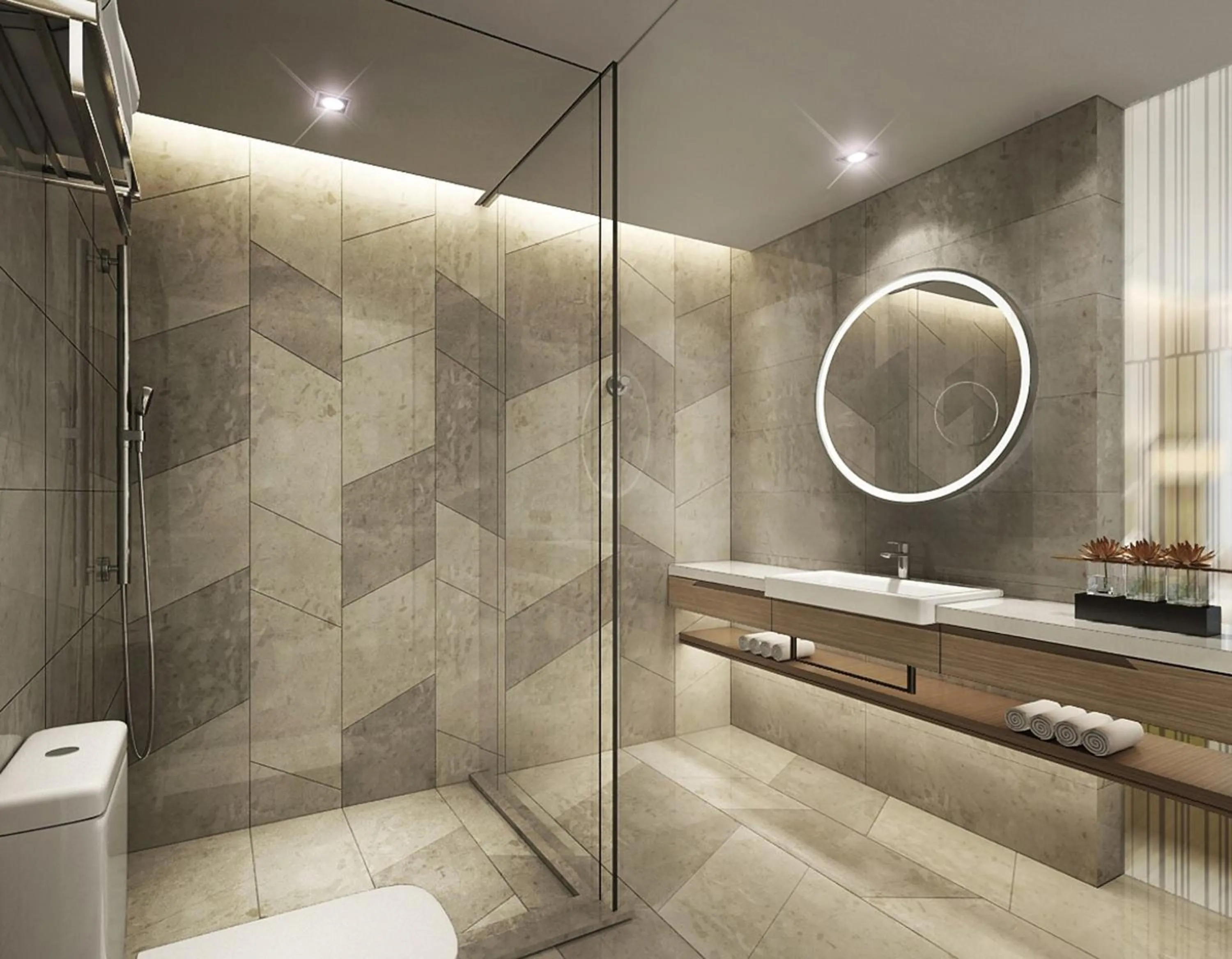 Bathroom in Holiday Inn Chengdu Qinhuang by IHG