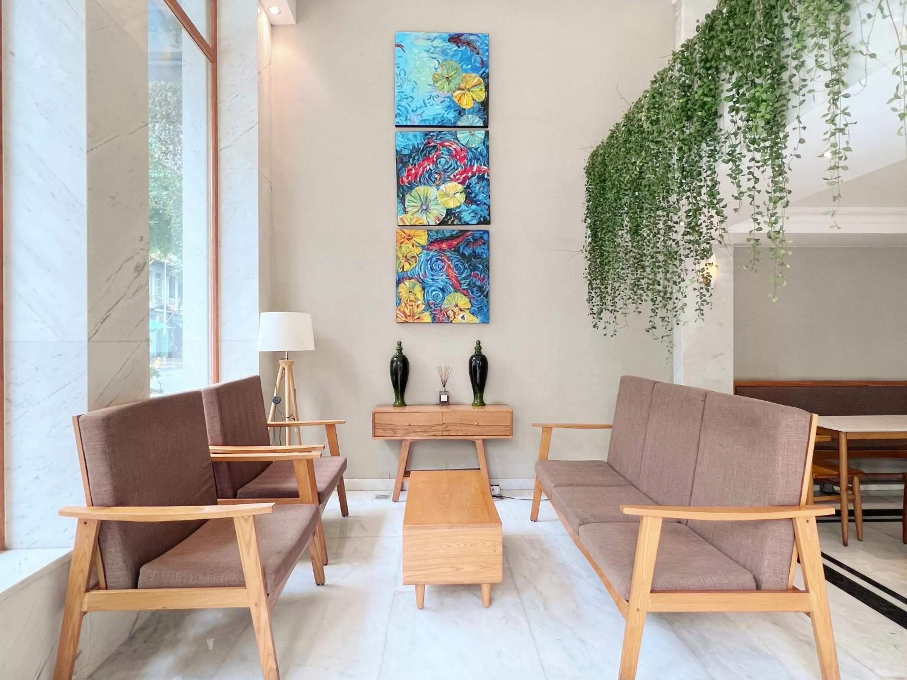 Living room in Văn Hoa Hotel