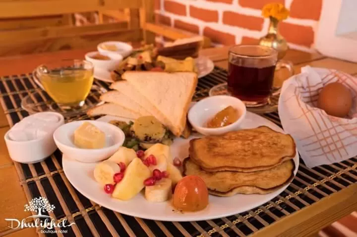Breakfast in Dhulikhel boutique hotel