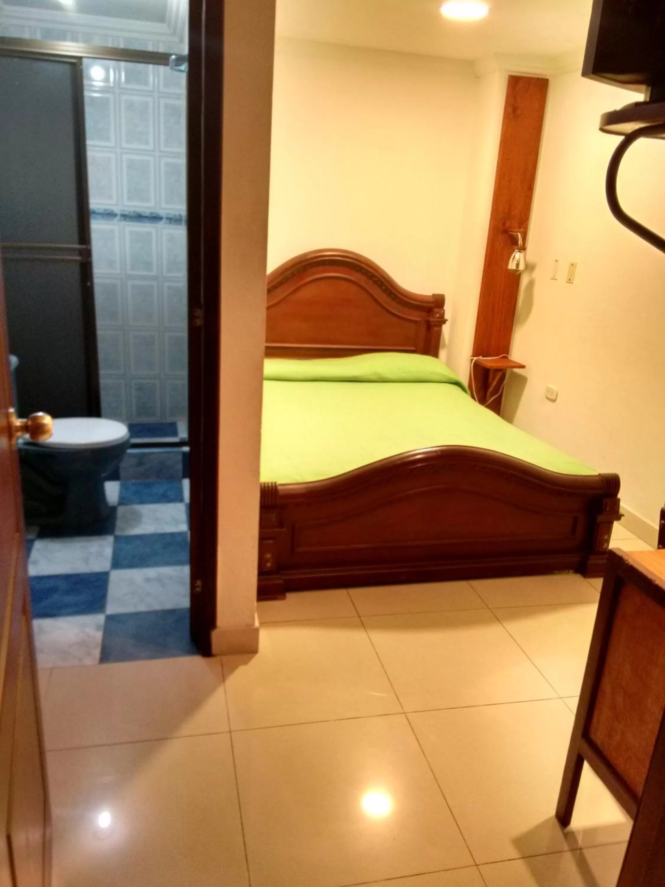 Bed in Hotel Ejecutivo Imperial