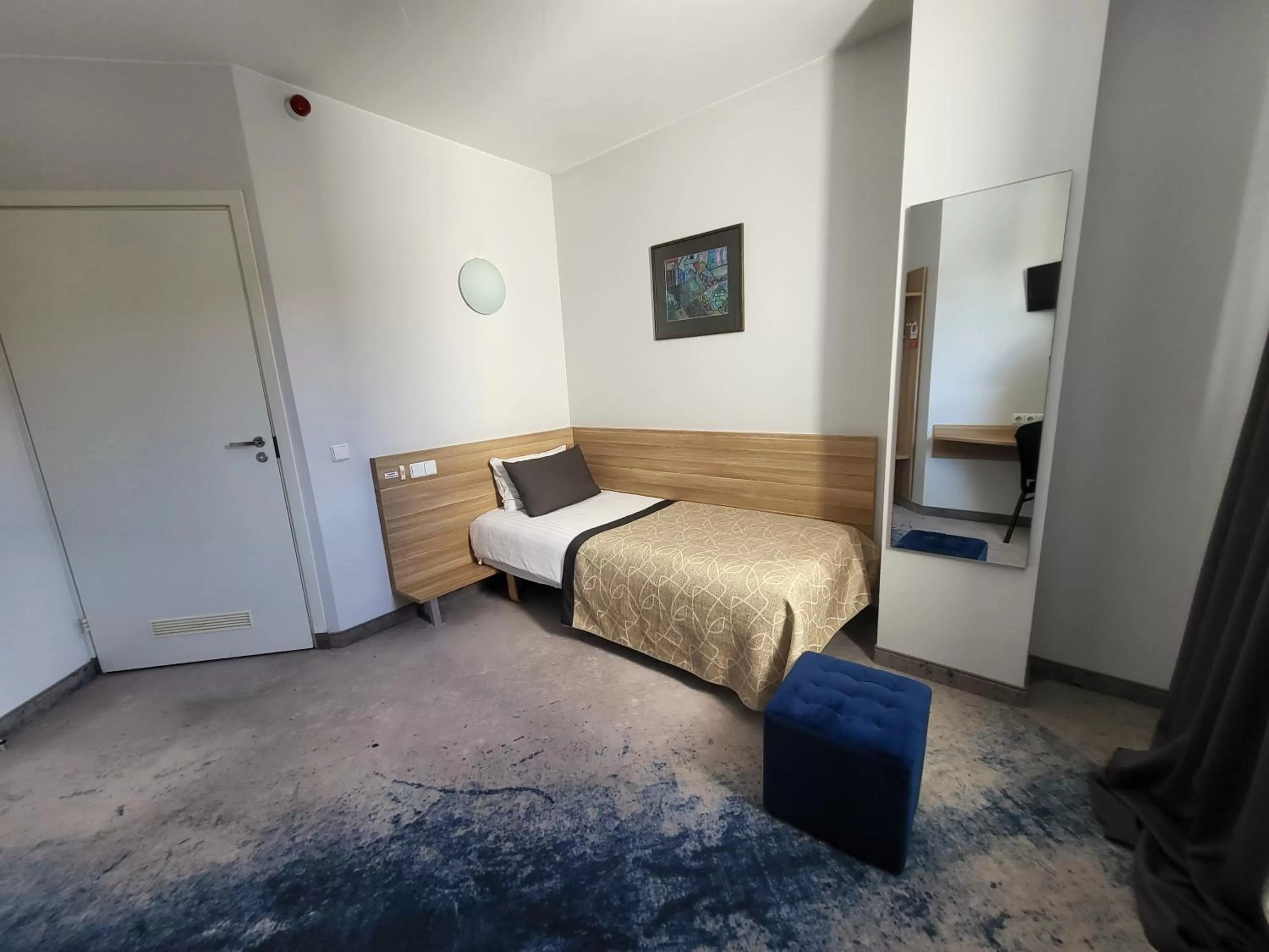 Bed in Green Vilnius Hotel