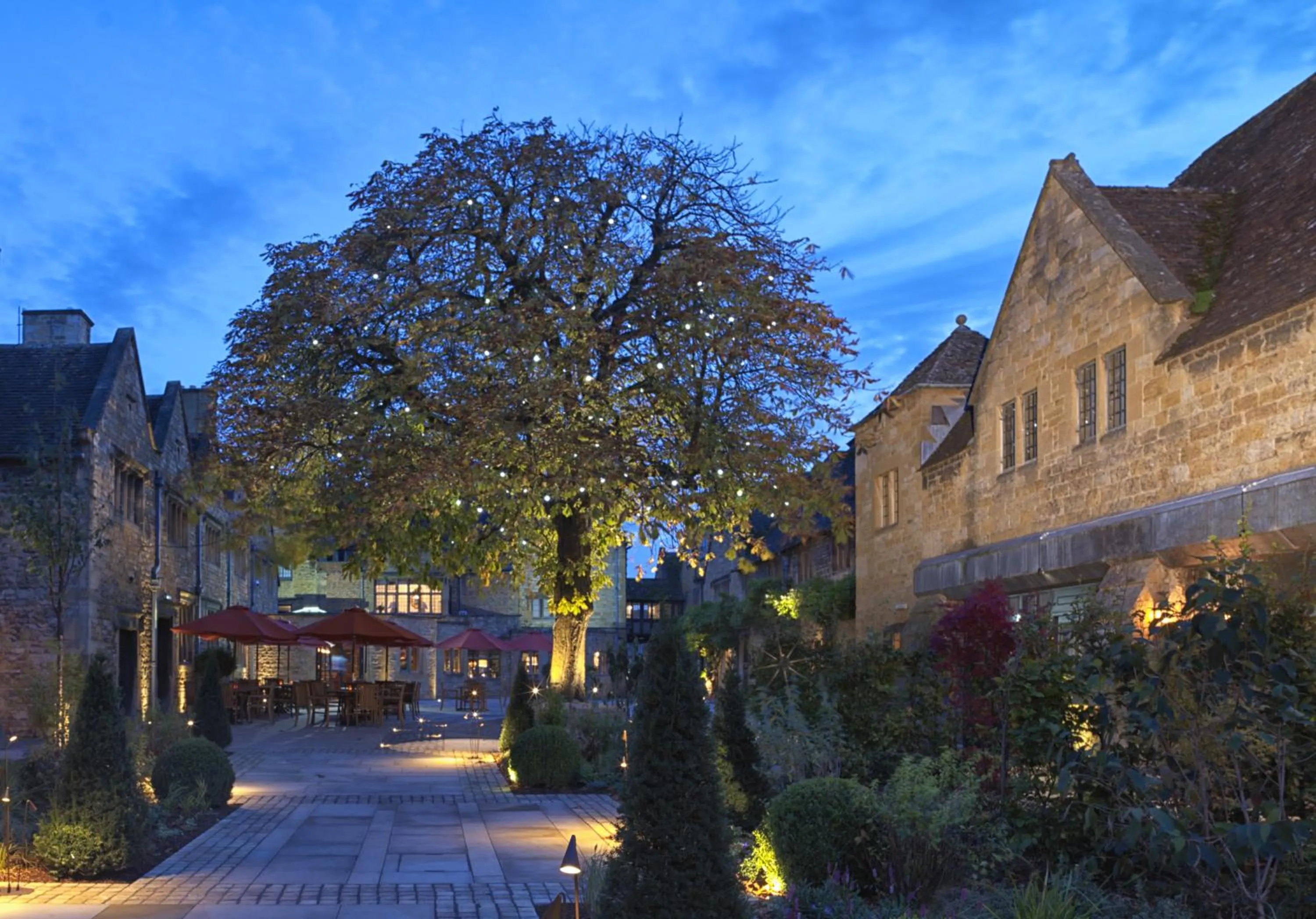 Balcony/Terrace in The Lygon Arms - an Iconic Luxury Hotel