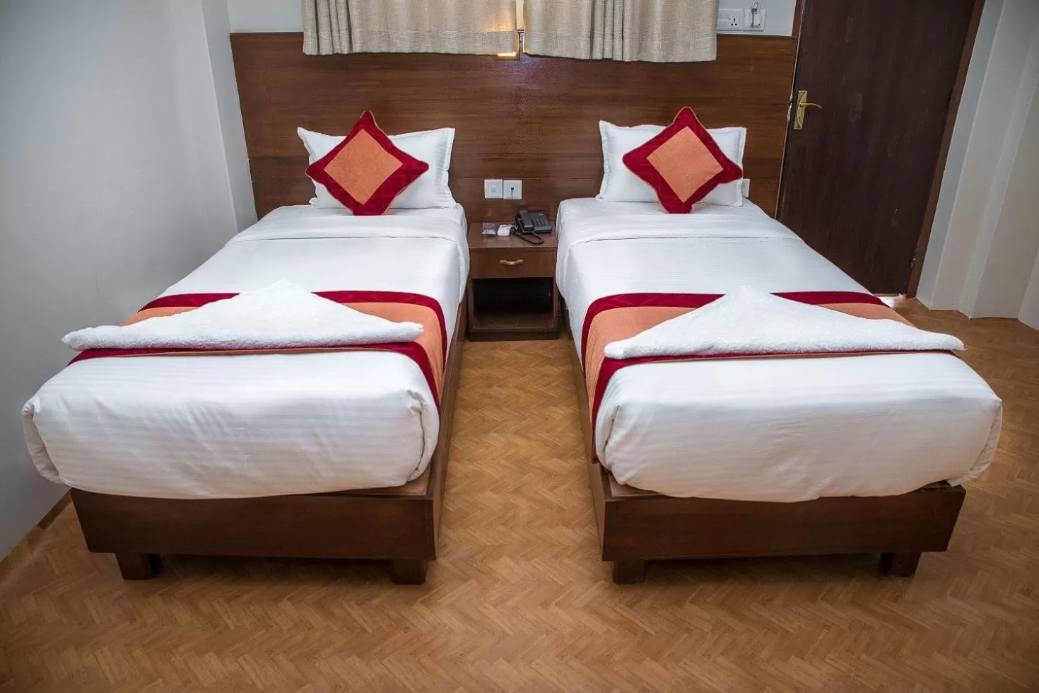 Bed in Hotel Himalayan Vacation