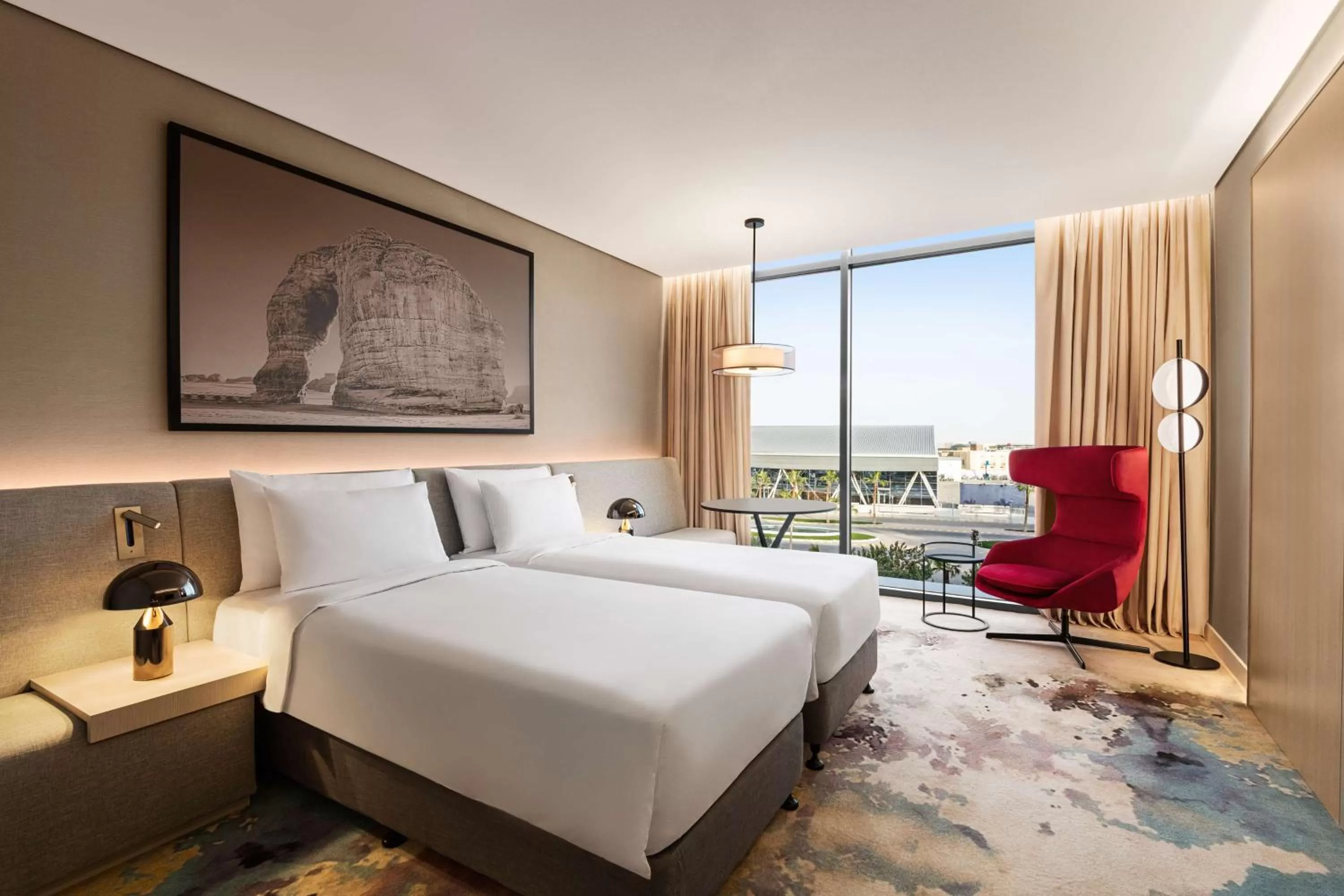 Bed in Radisson Blu Hotel Riyadh Convention and Exhibition Center