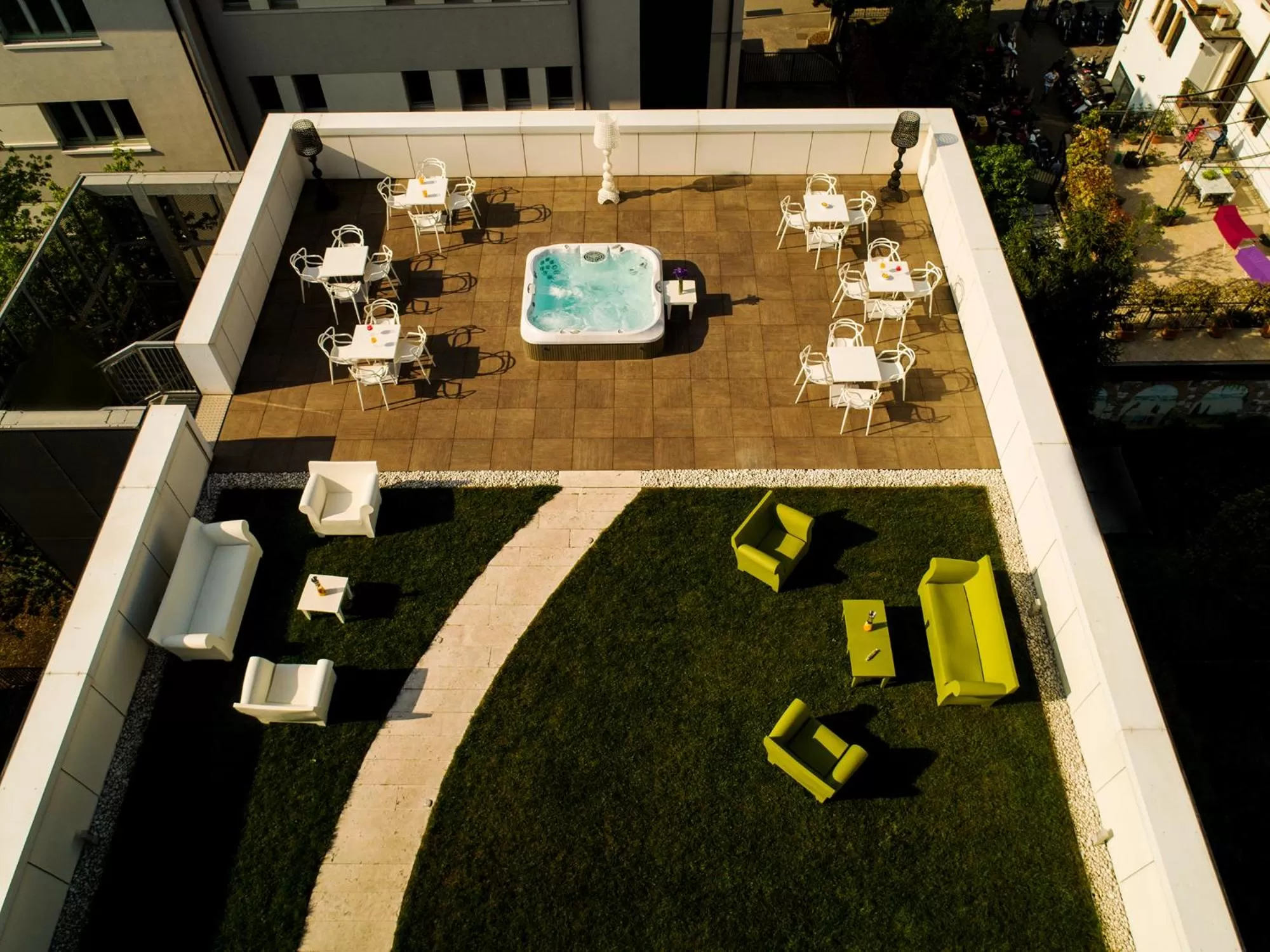 Bird's eye view in Corte Ongaro Hotel