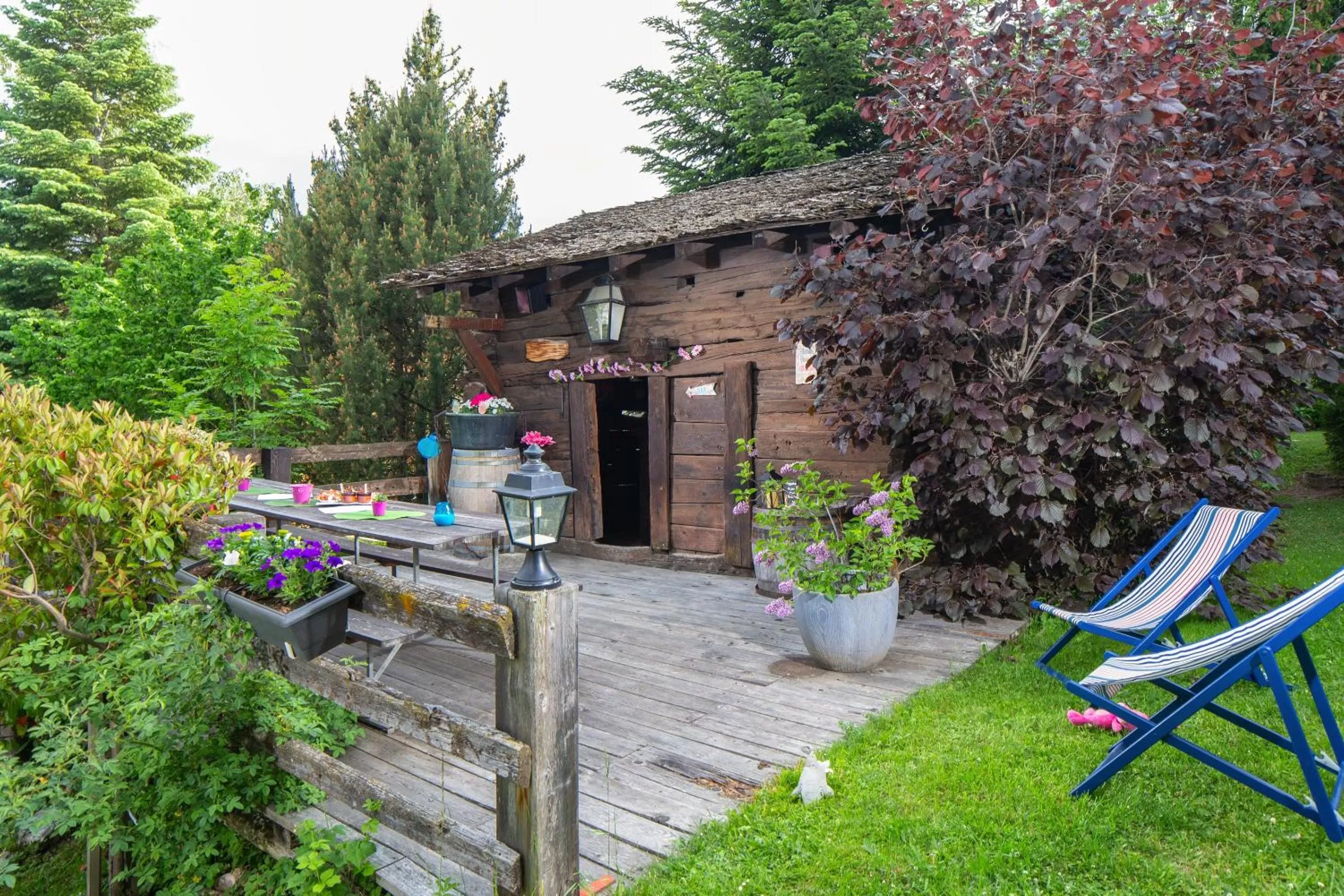 Patio in Hotel La Prairie