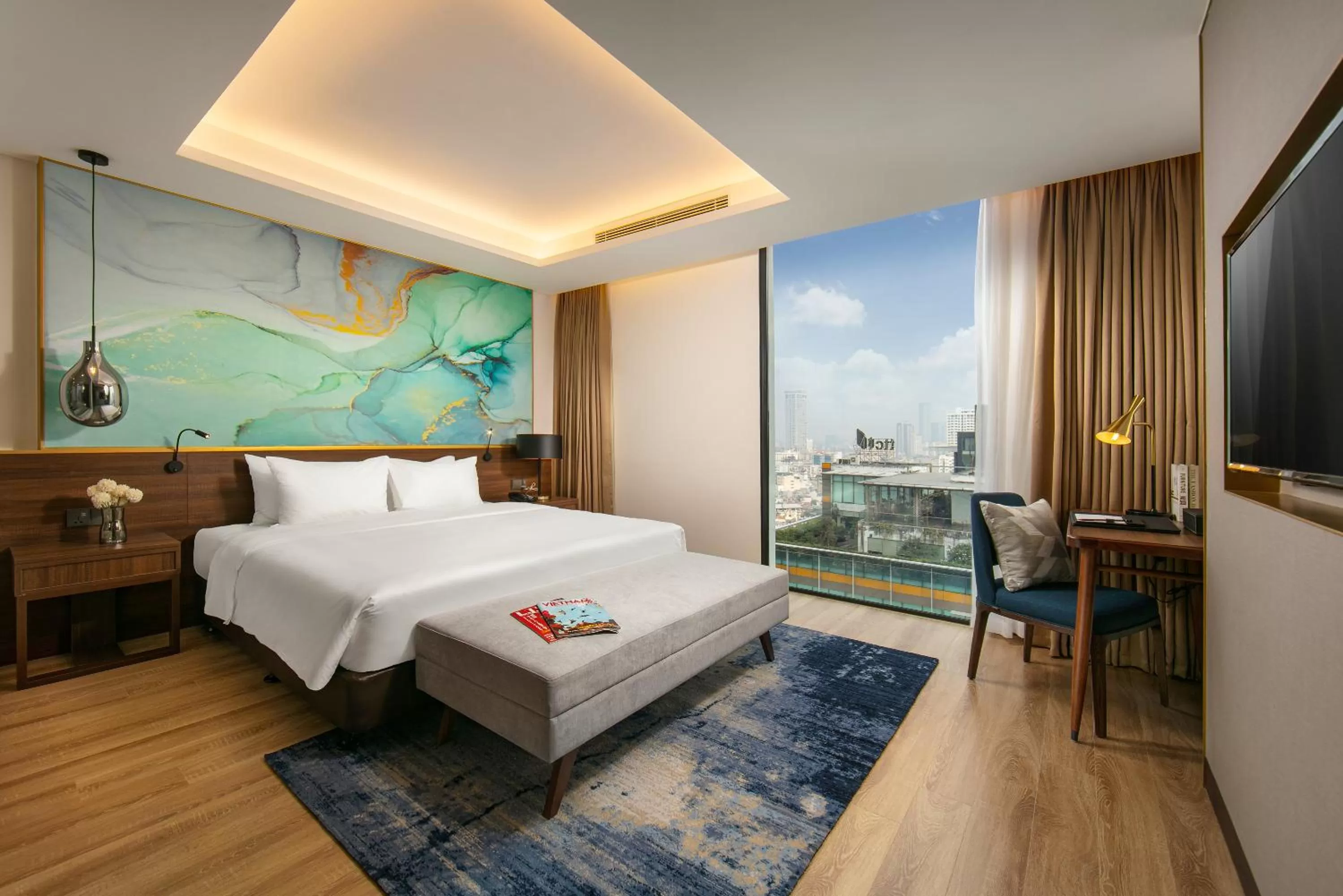 Guests, Bed in Eastin Hotel & Residences Hanoi