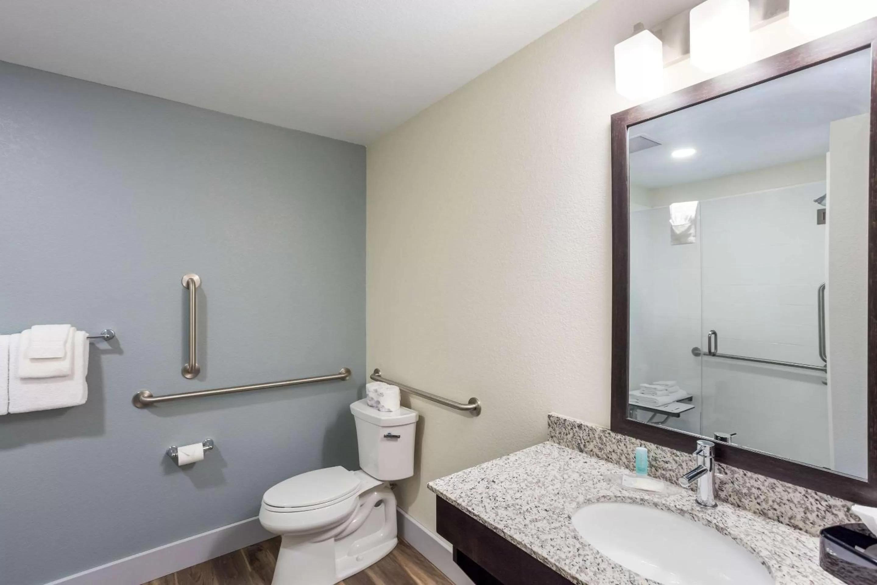 Bathroom in MainStay Suites Logan Ohio-Hocking Hills