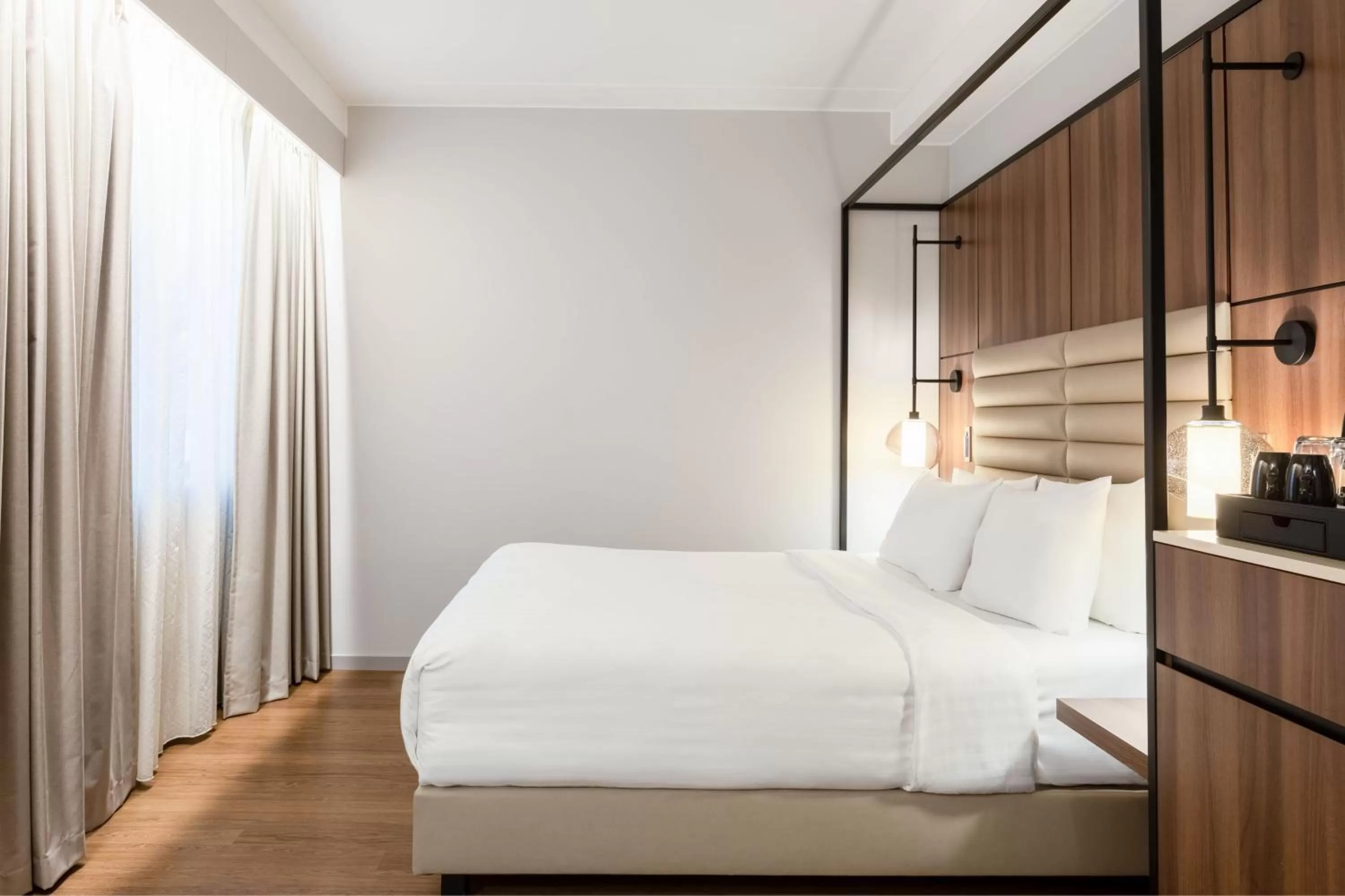 Bedroom, Bed in AC Hotel by Marriott Stockholm Ulriksdal