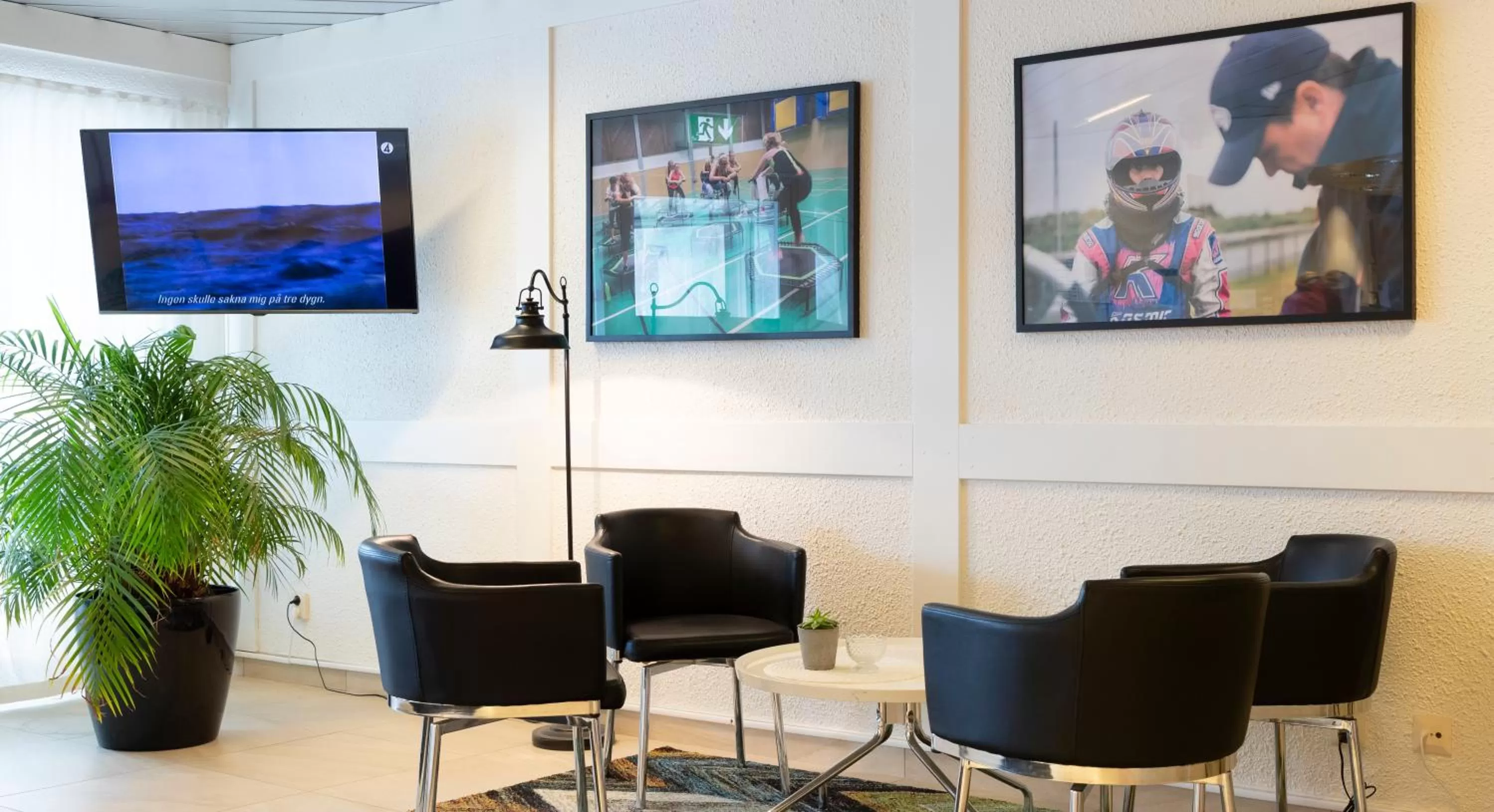 Lobby or reception in Hotell Vilja