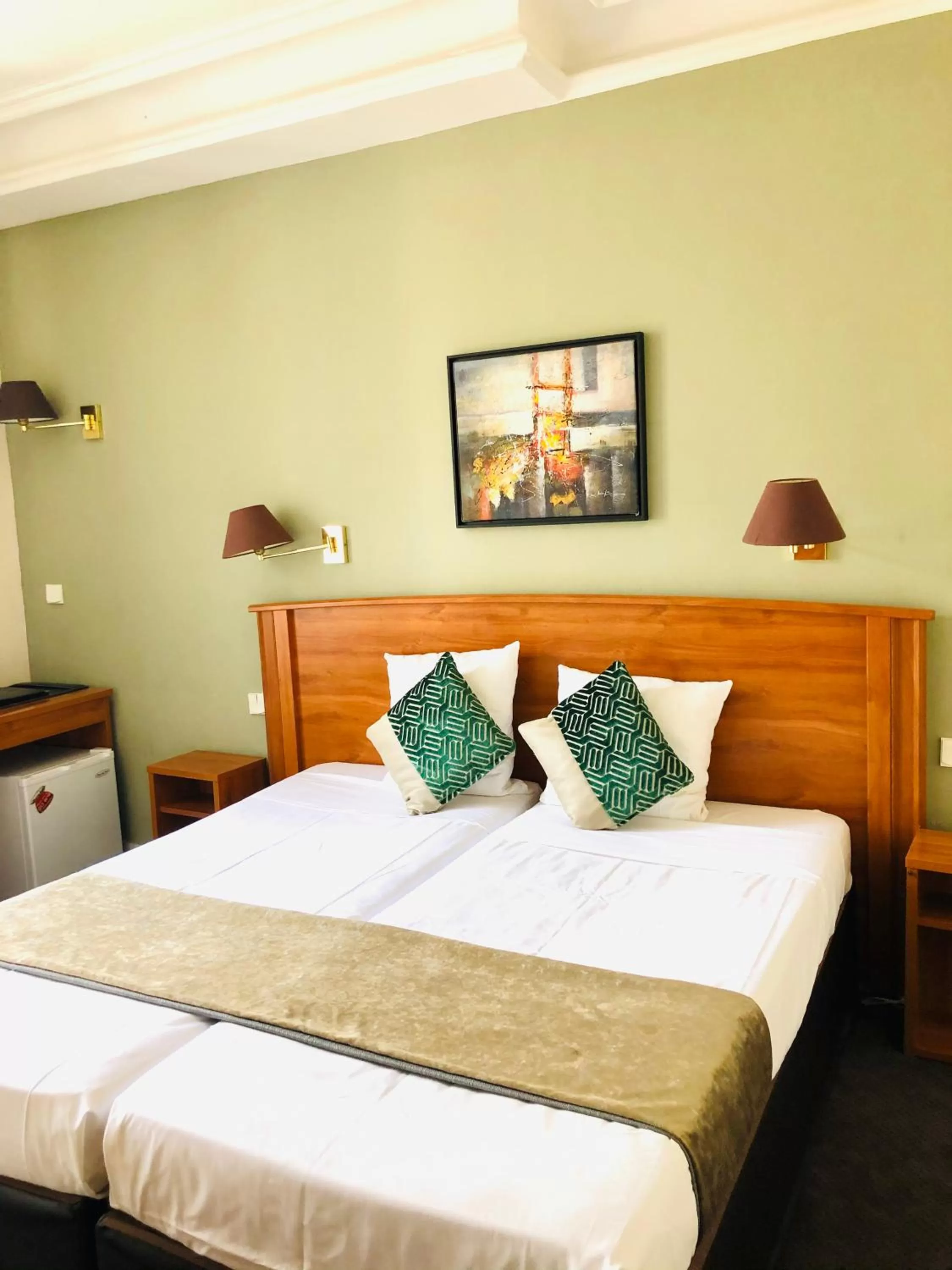 Bed in Hotel Corona -Rodier-