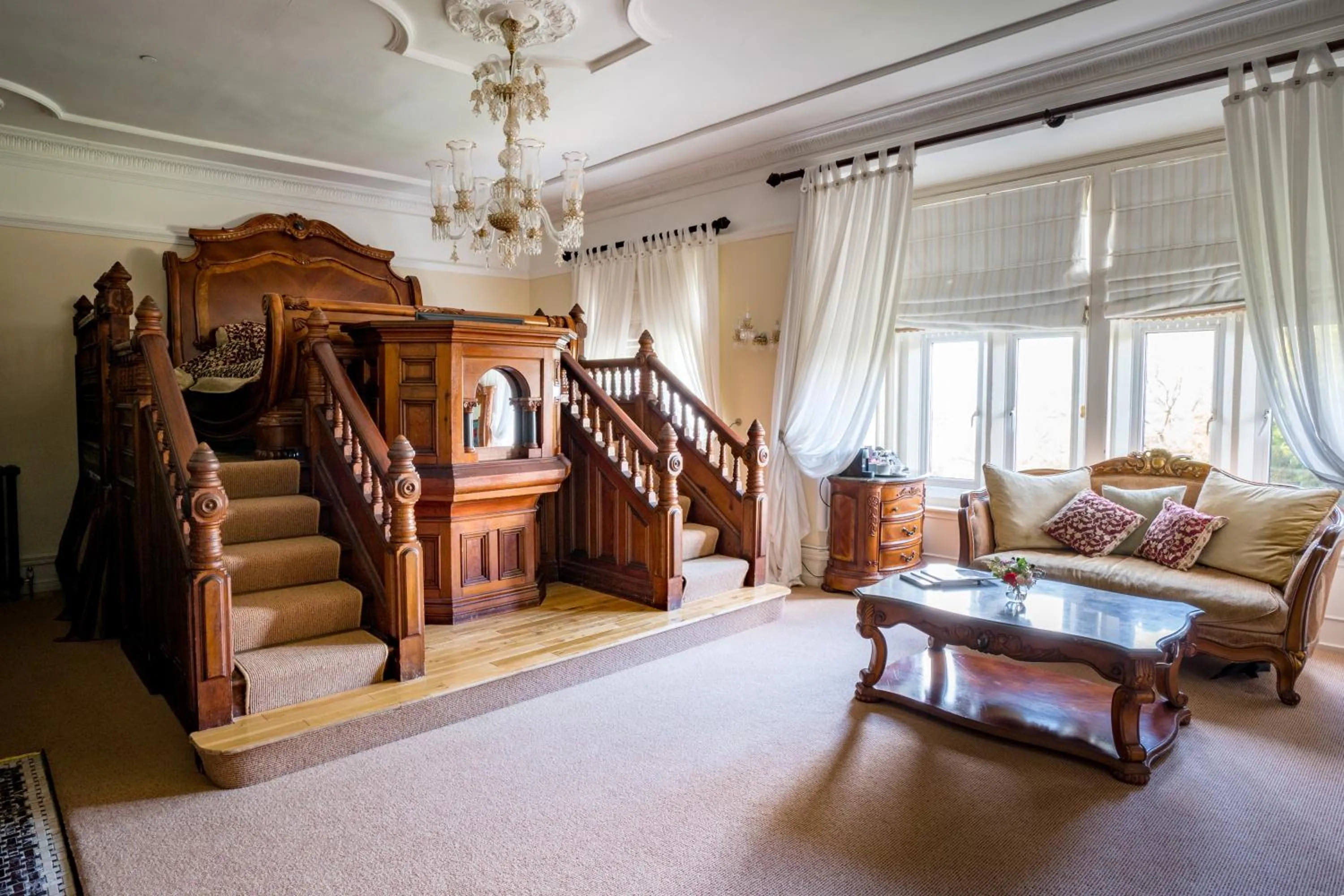 Seating area in Berwick Lodge