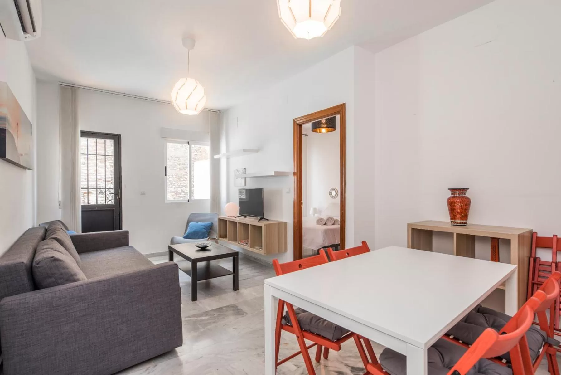 Seating area in Apartamentos Granata