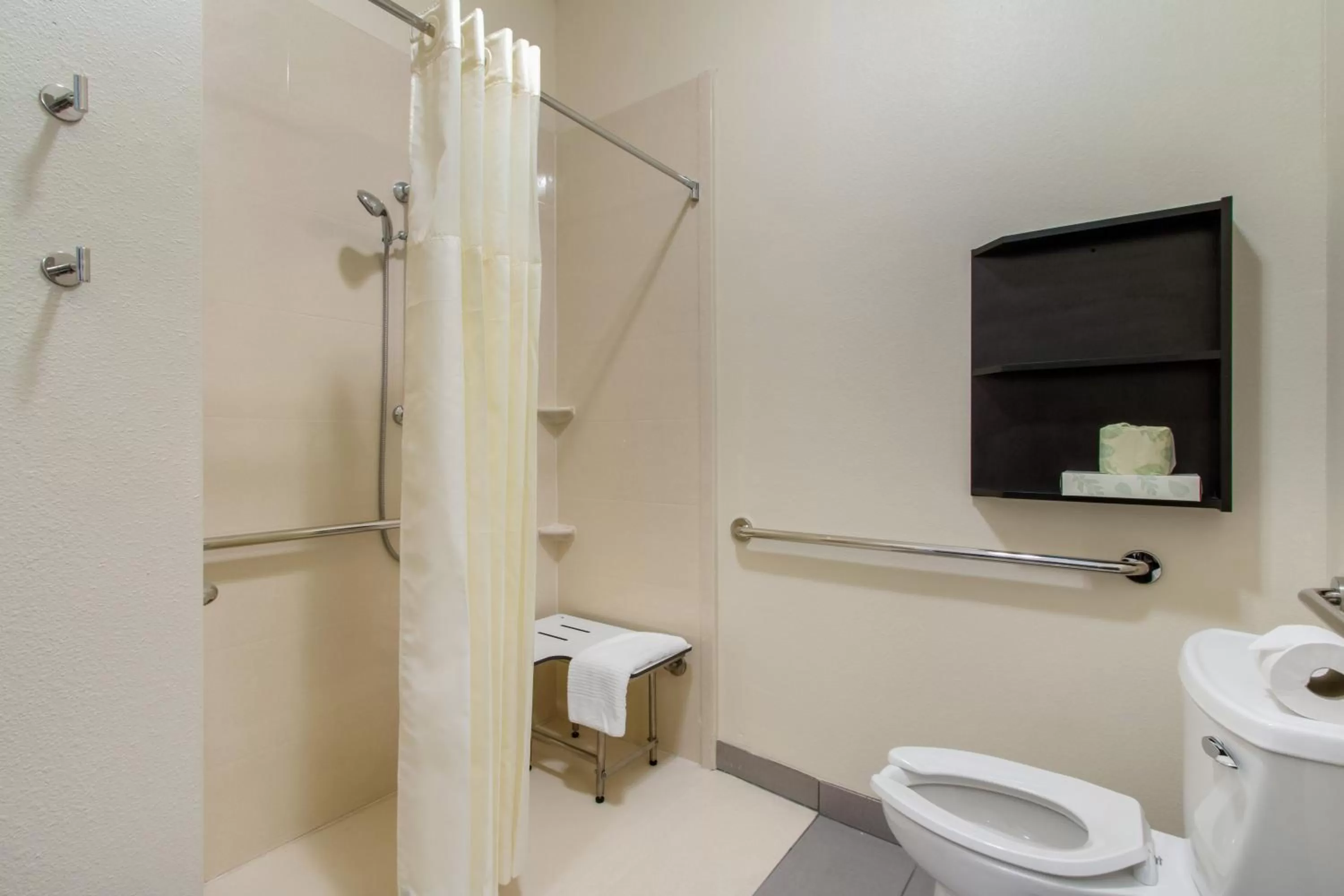 Bathroom in Candlewood Suites - San Antonio Lackland AFB Area by IHG