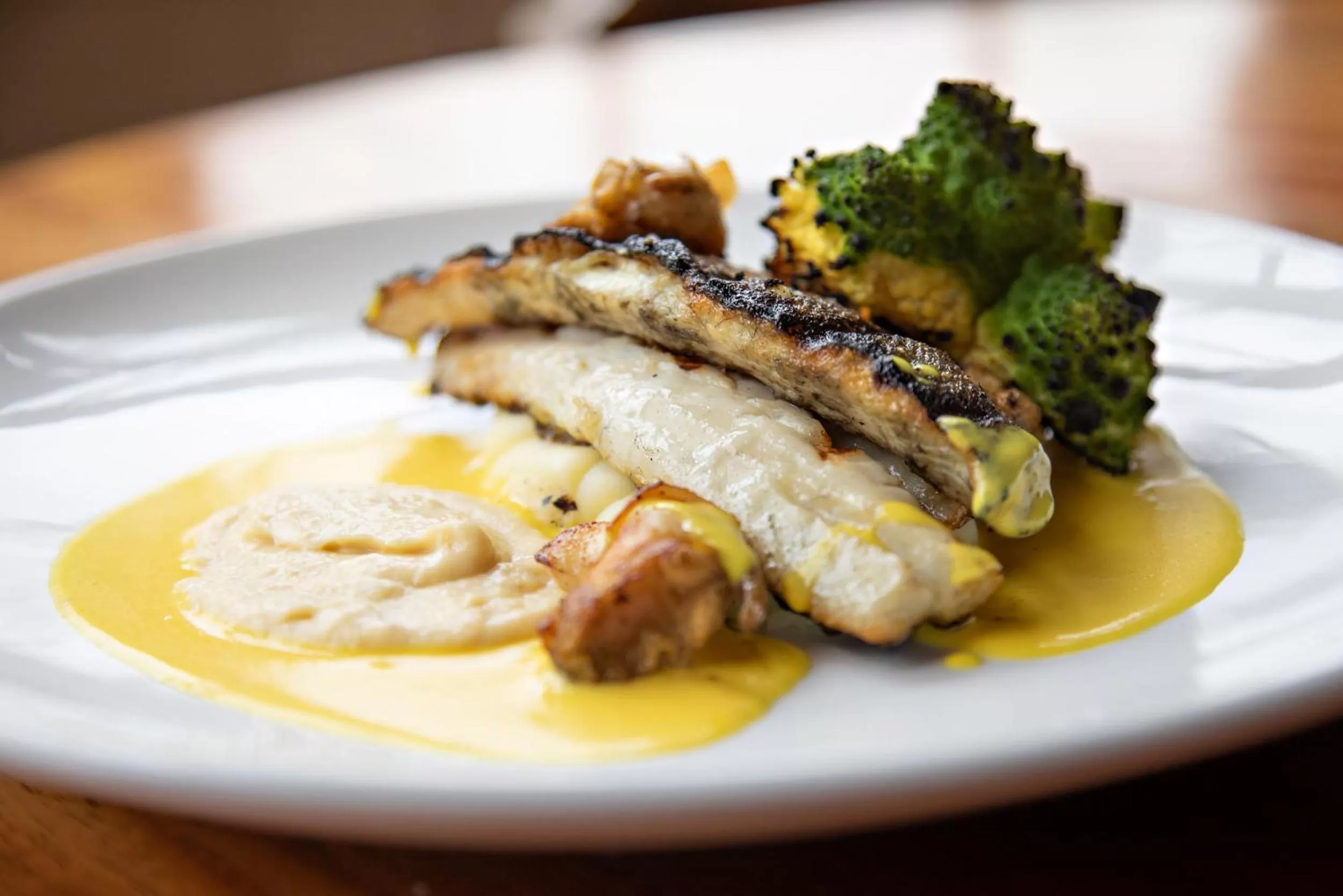 Food close-up in The White Swan Inn