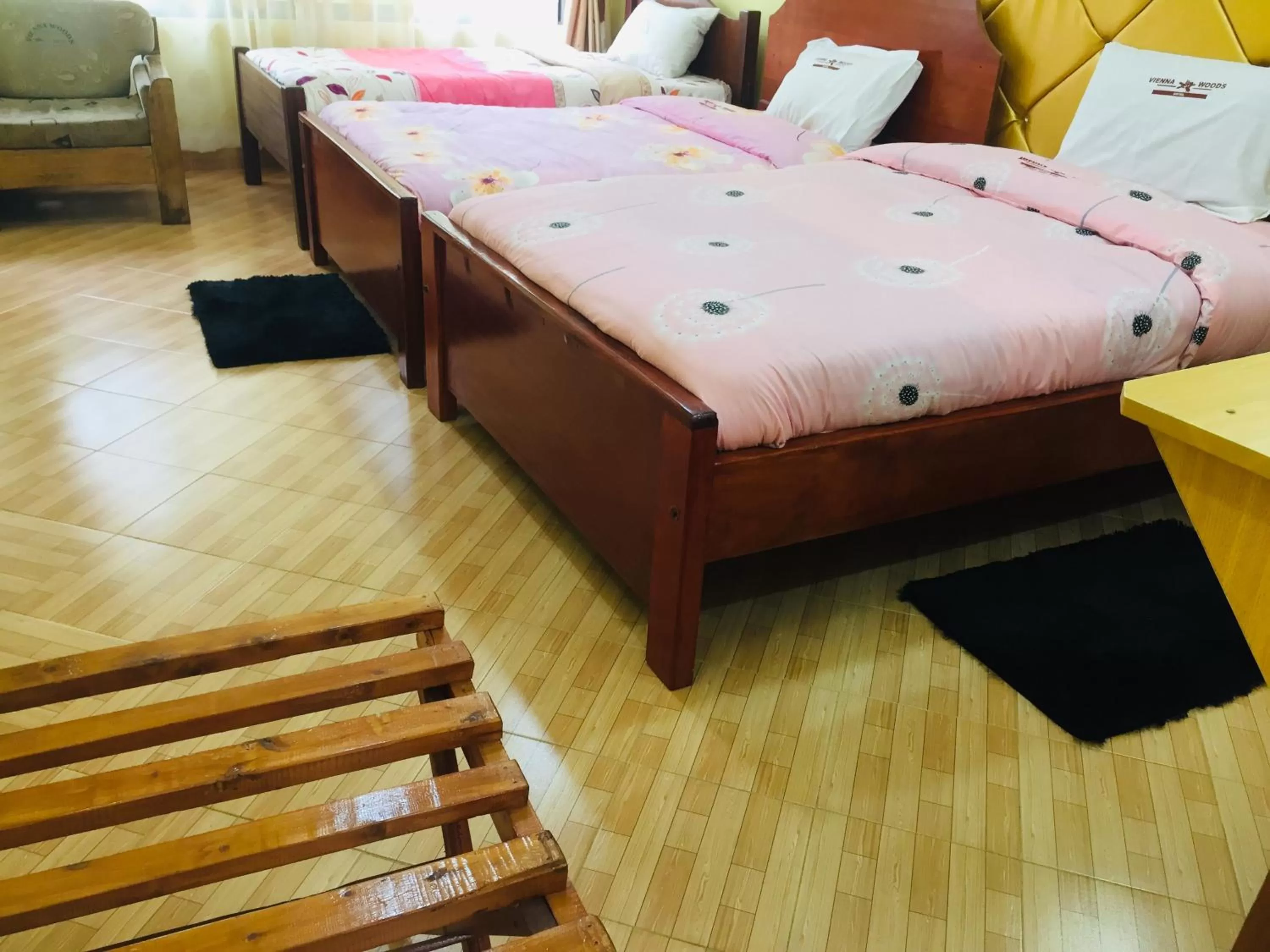 Bed in Vienna Woods Hotel Nakuru