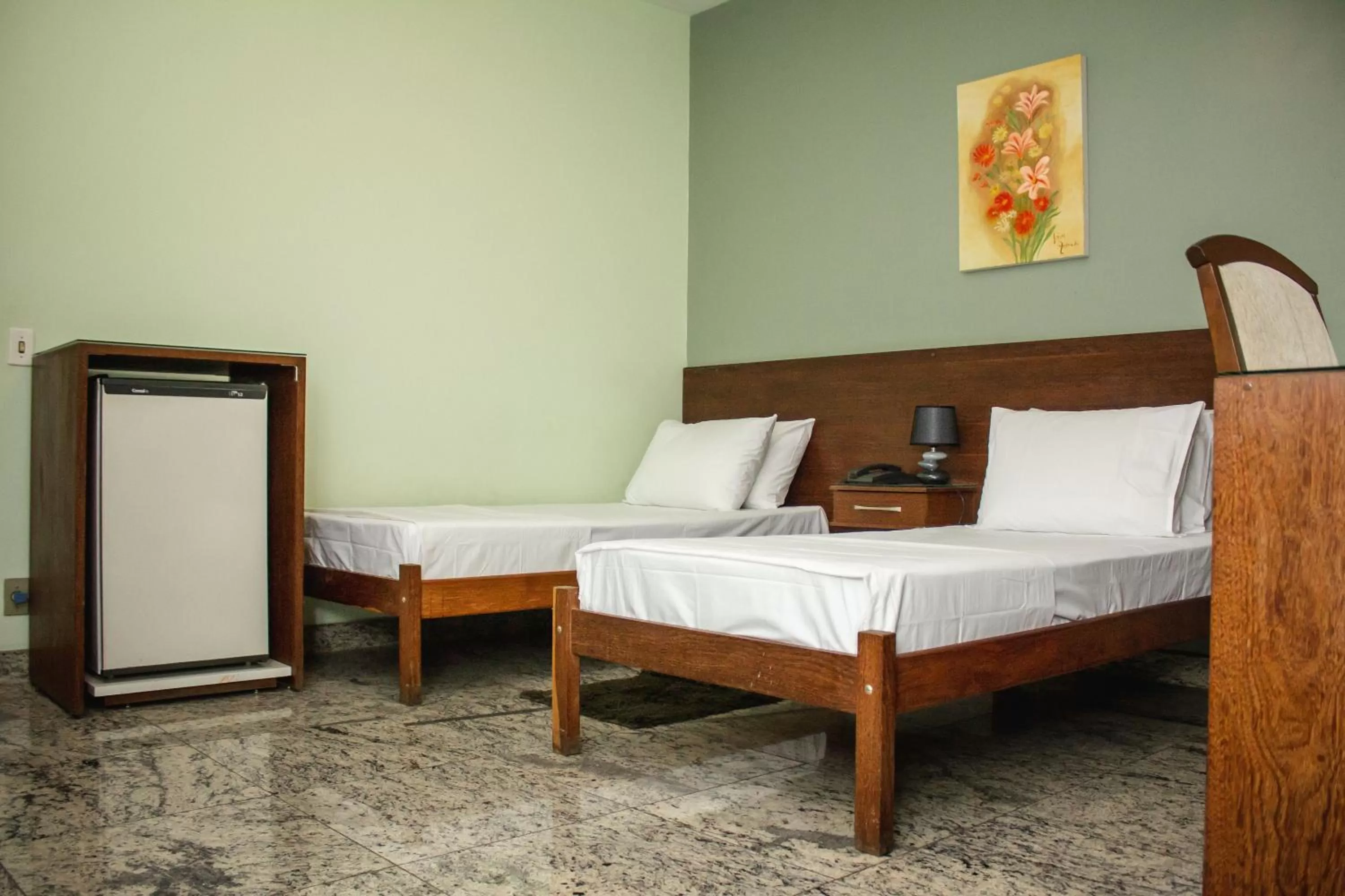 Bed in Riviera Palace Hotel