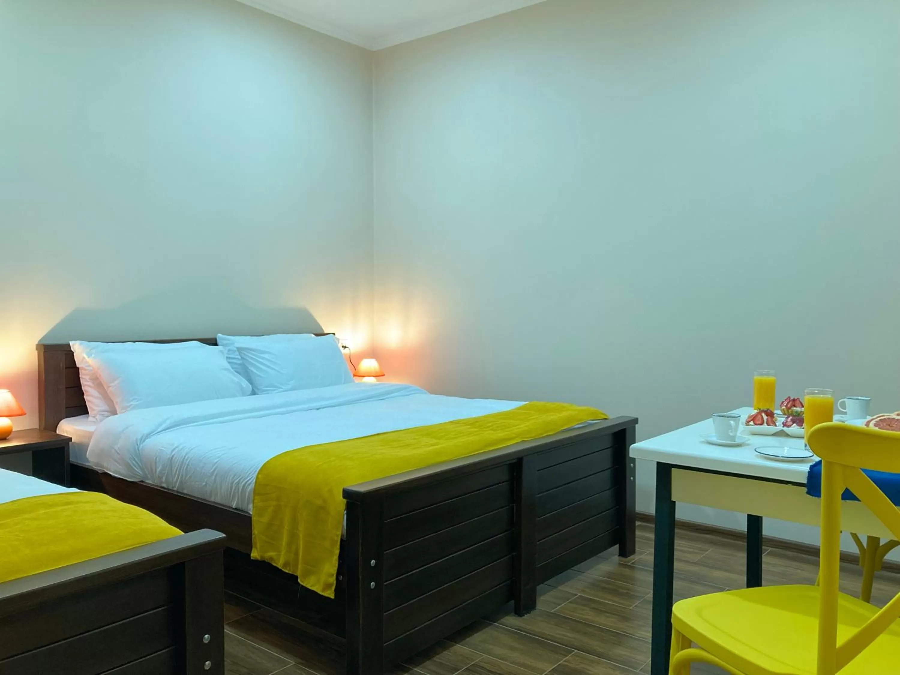 Bed in Borjomi Yellow Hotel