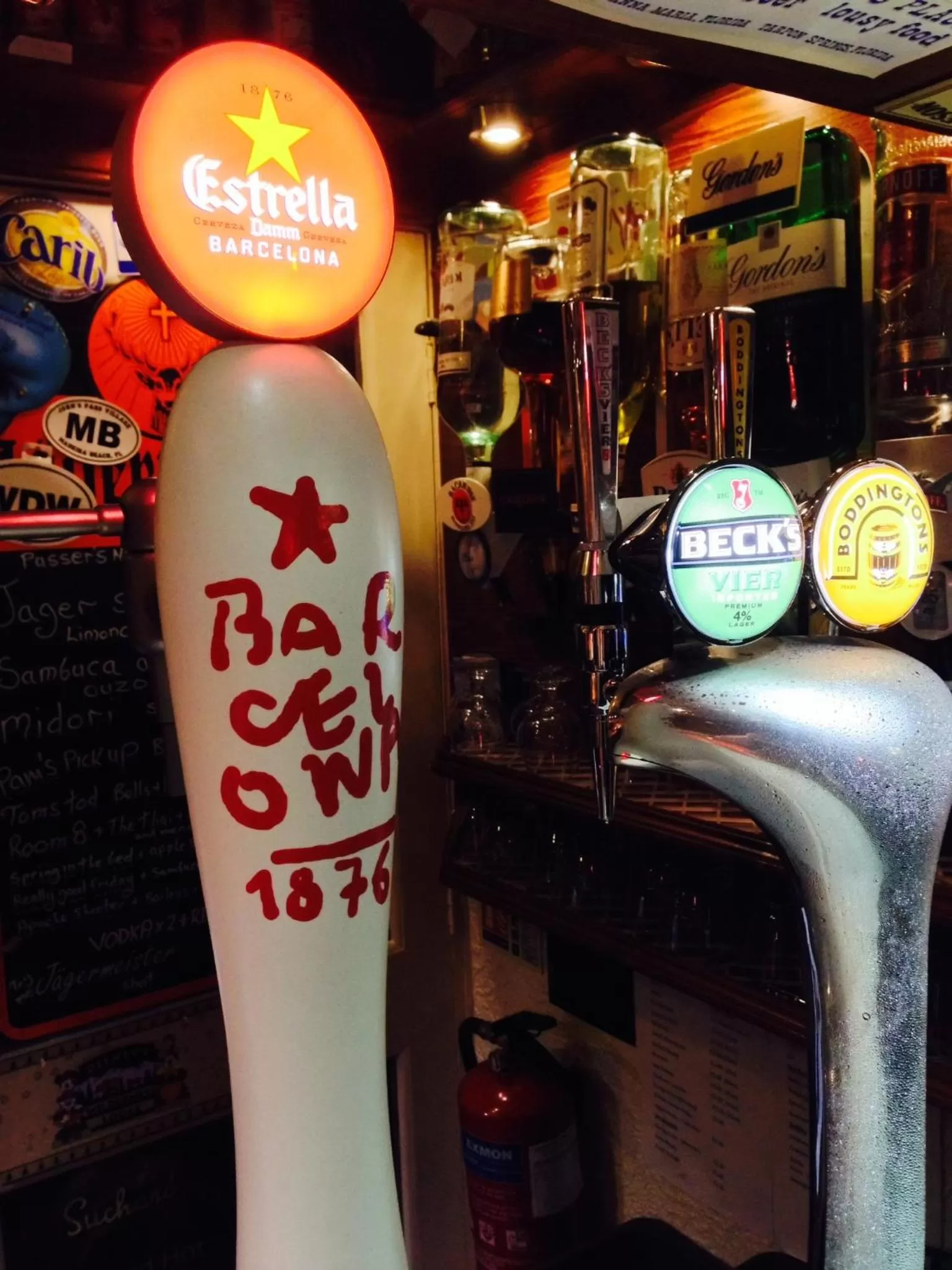 Alcoholic drinks in Clifton Court Hotel