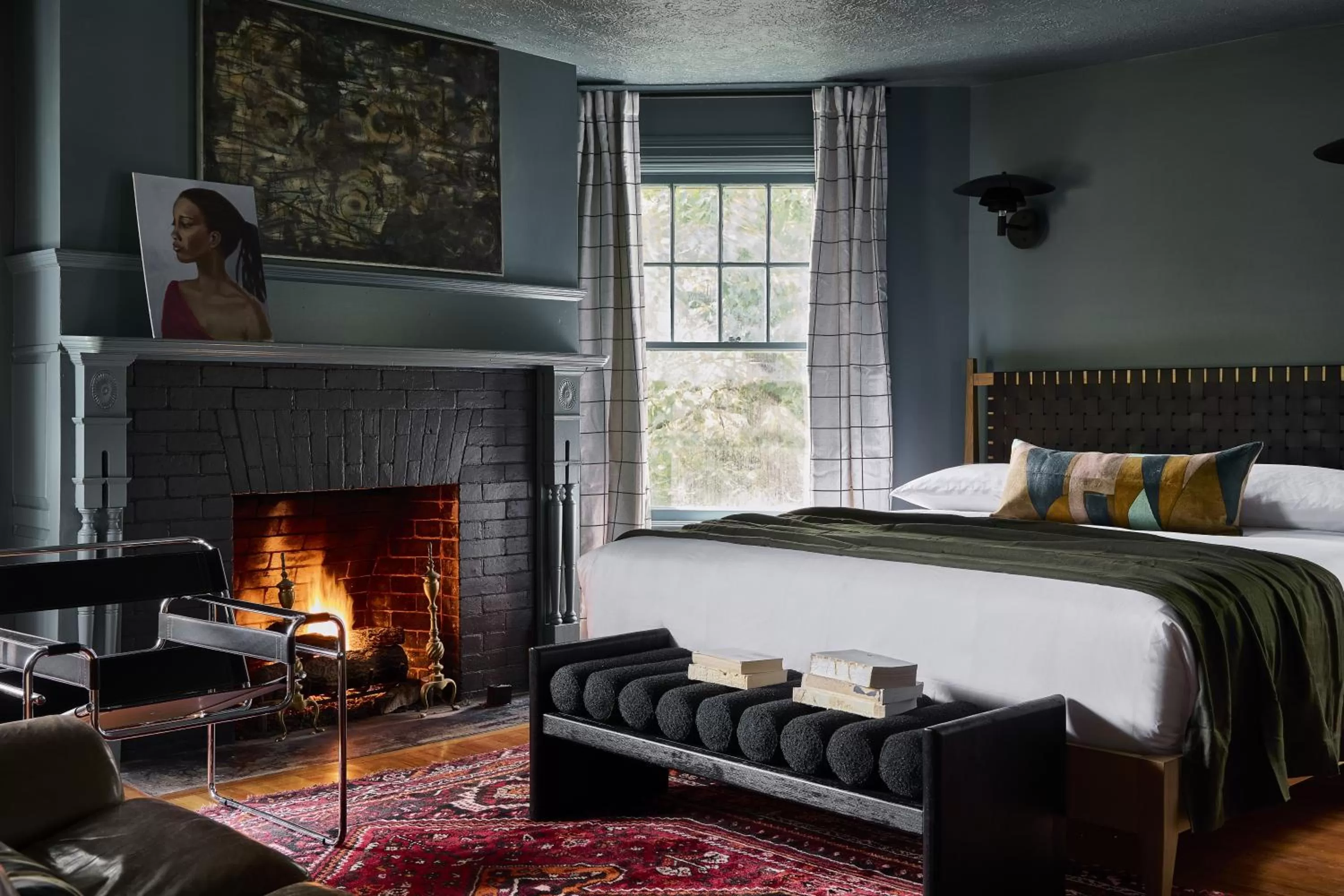 Bed in Blind Tiger Asheville