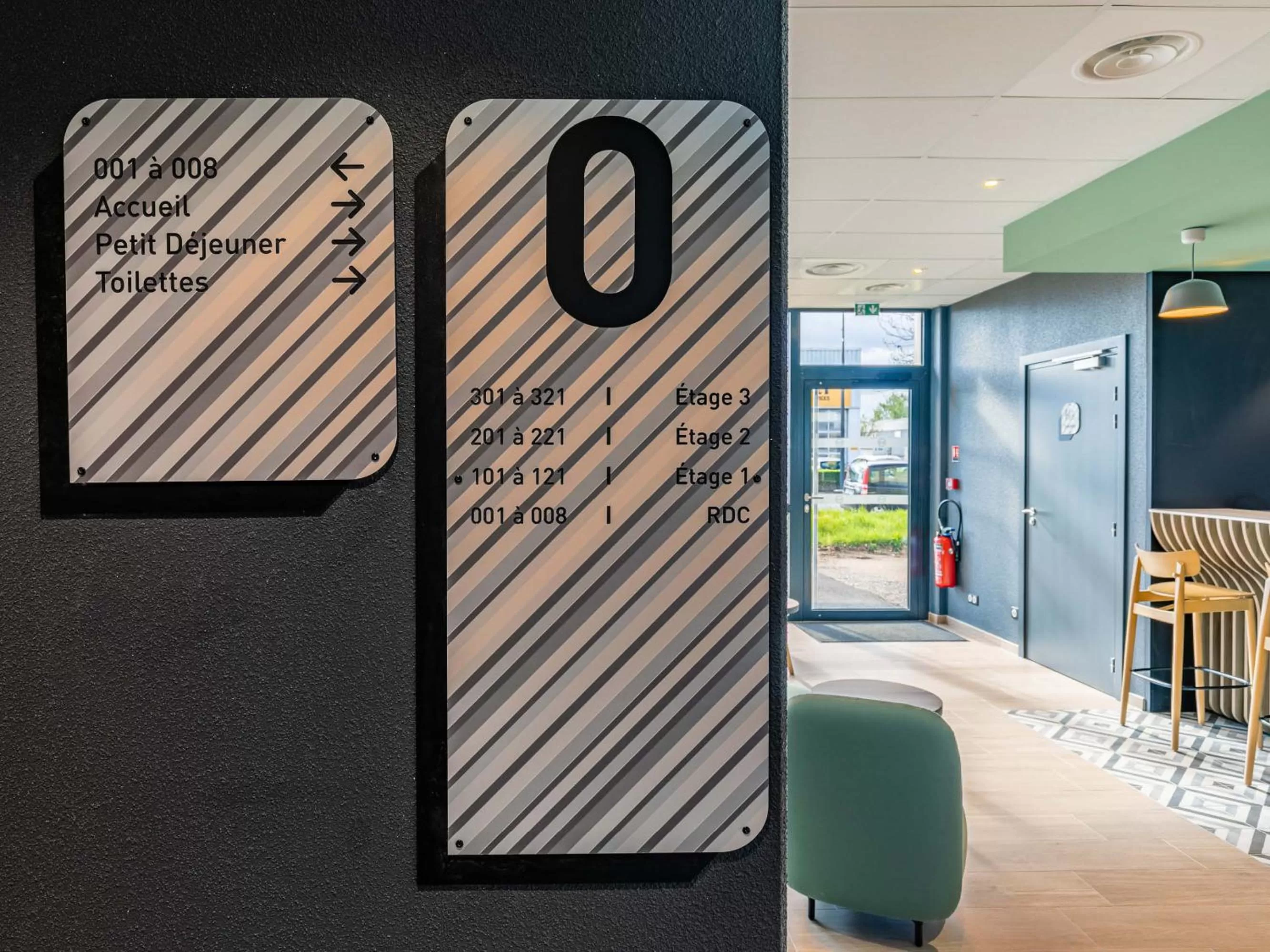 Decorative detail in B&B HOTEL Sélestat Centre-Alsace