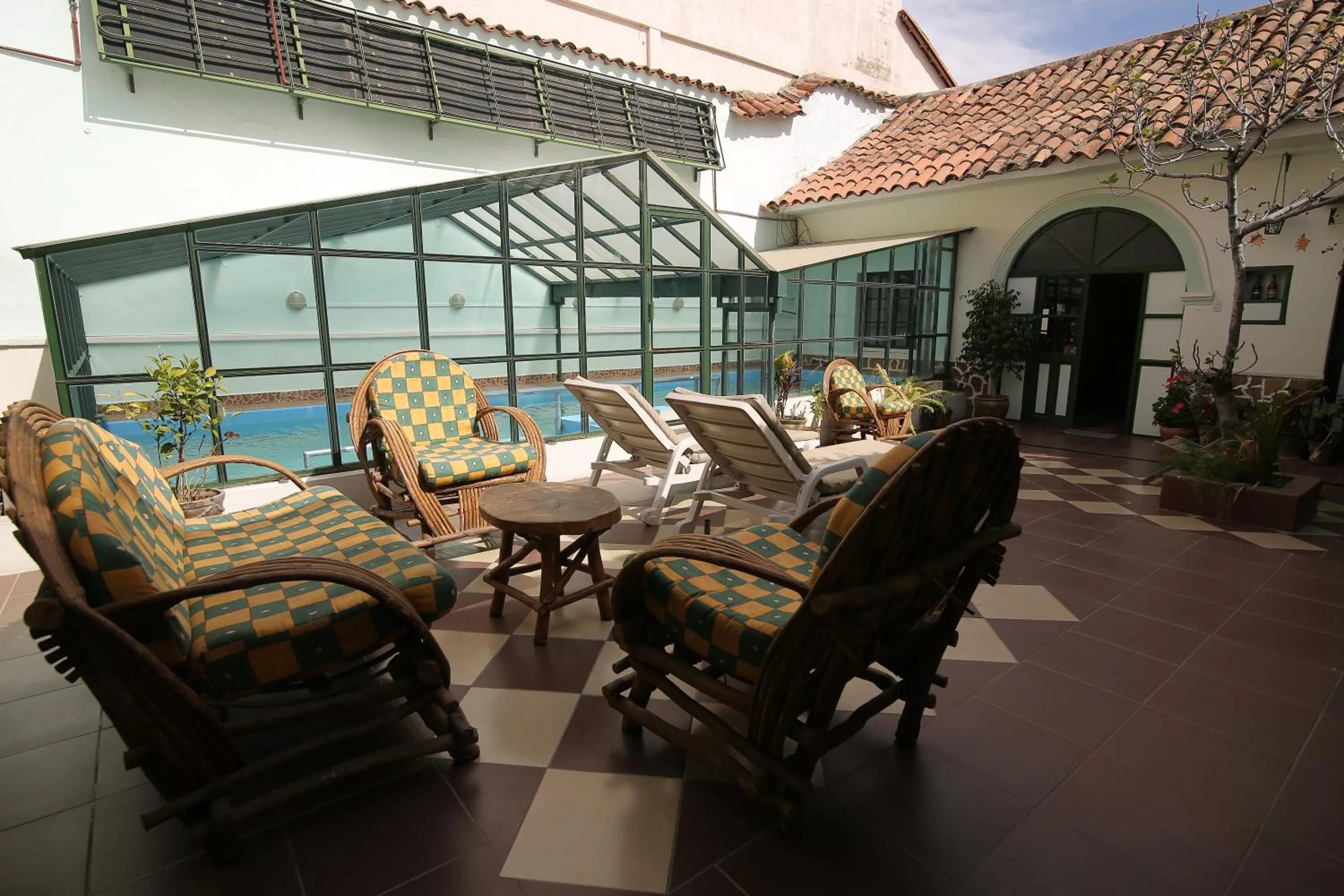 Swimming pool in Casa Verde Hostal